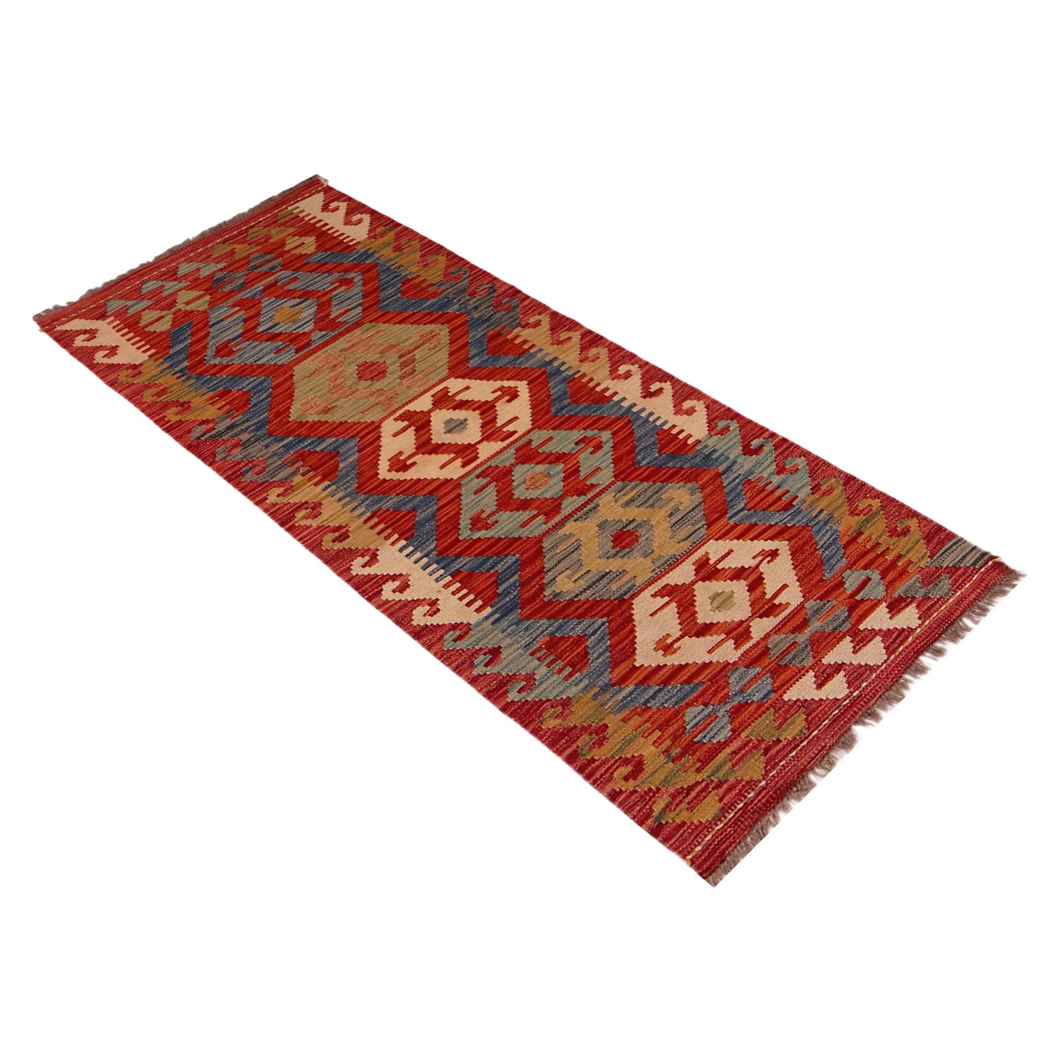 Vegetable Kilim Runner 1' 10" x 4' 10" (ft)- No. P35687
