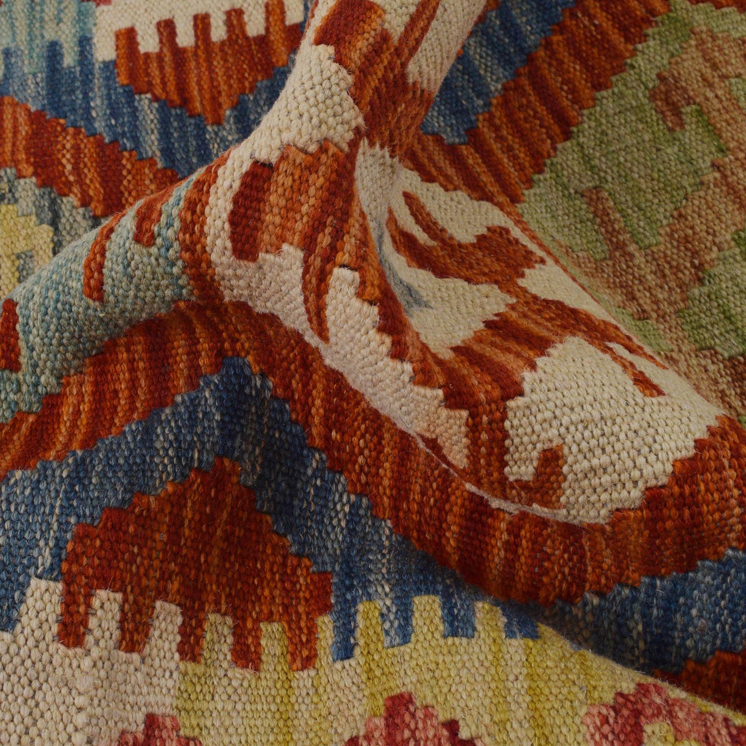 Vegetable Kilim Runner 1' 10" x 4' 10" (ft)- No. P35687