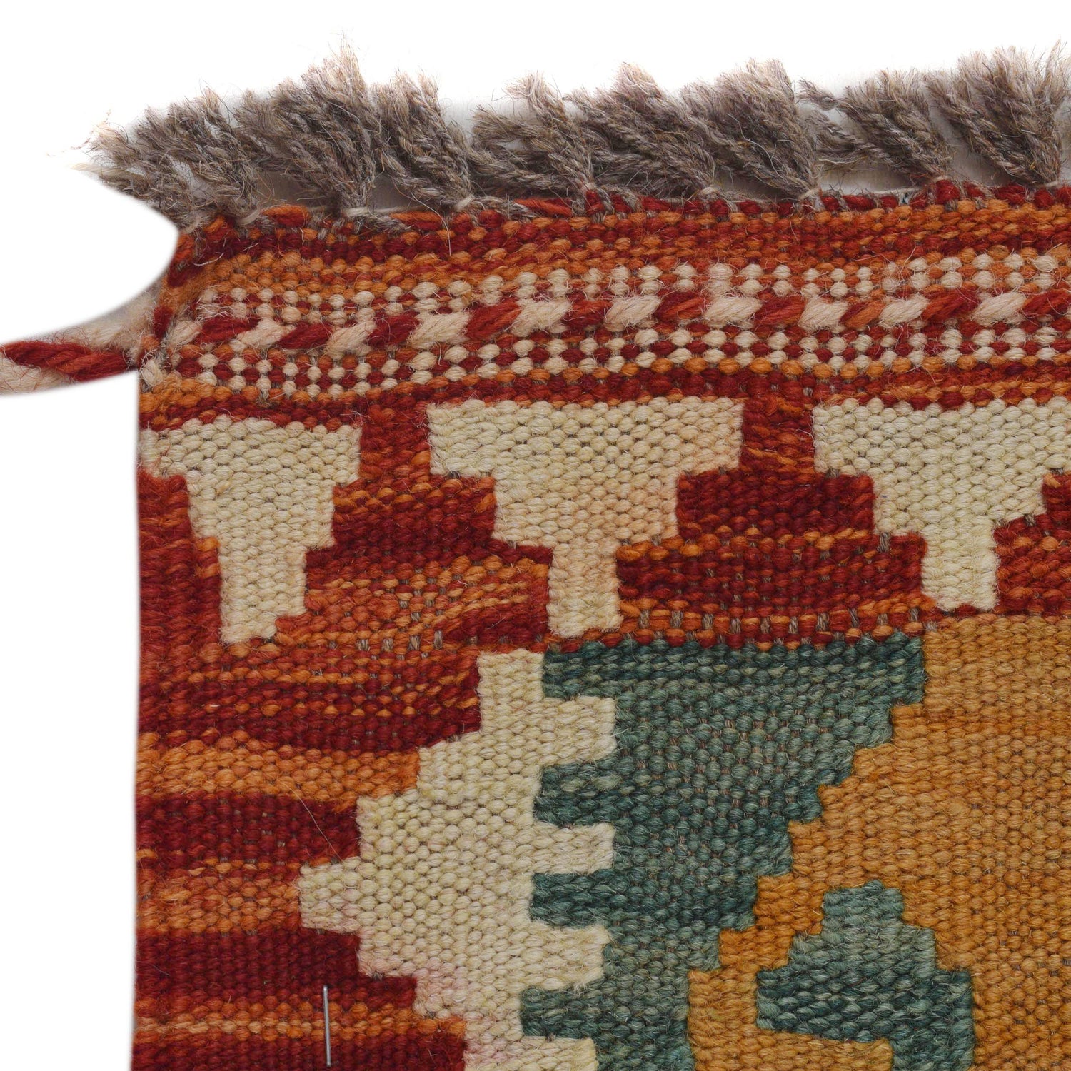 Handmade Vegetable Kelim 2' 11" x 4' 4" (ft) - No. P35749