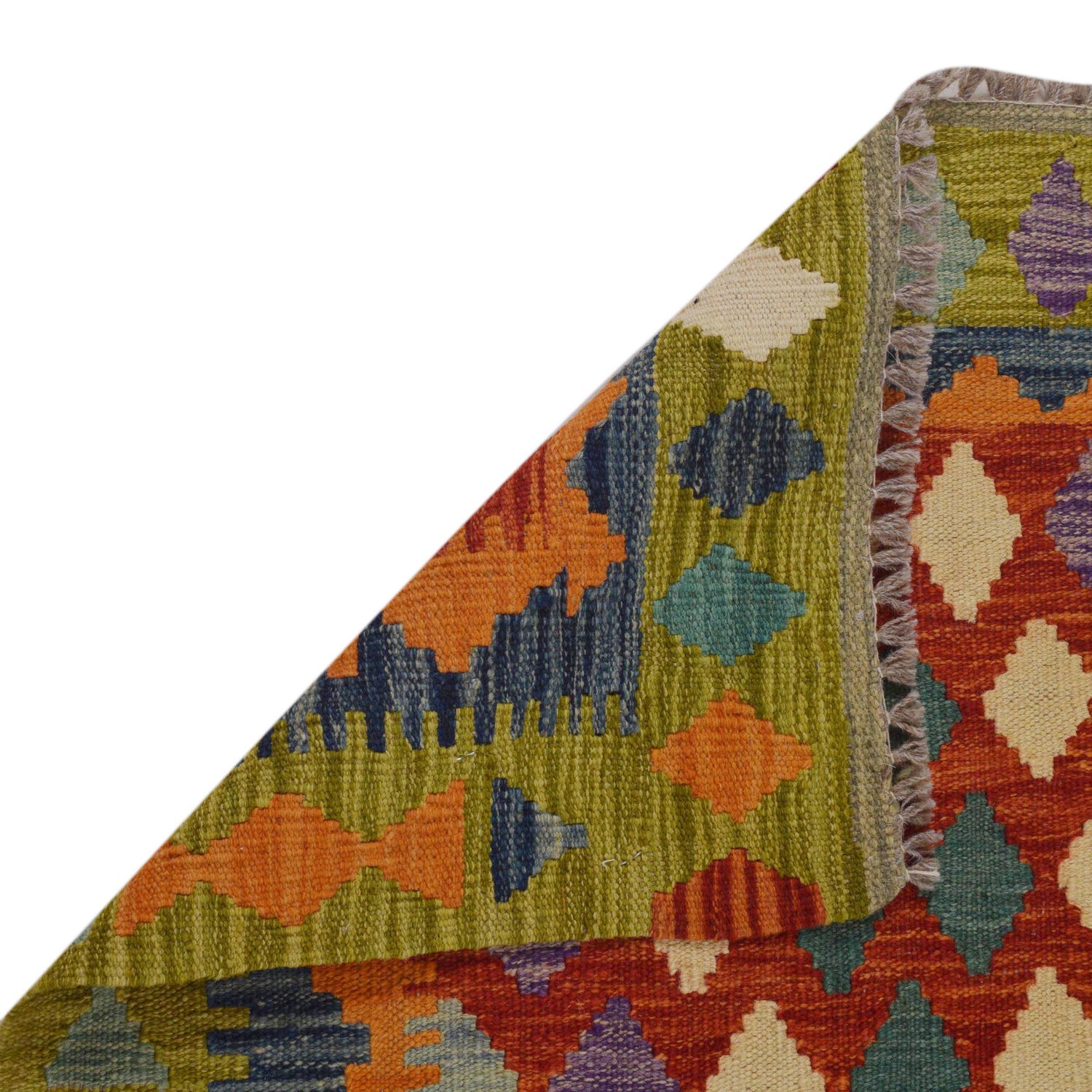 Handmade Vegetable Kilim 2' 11" x 3' 11" (ft) - No. P35750