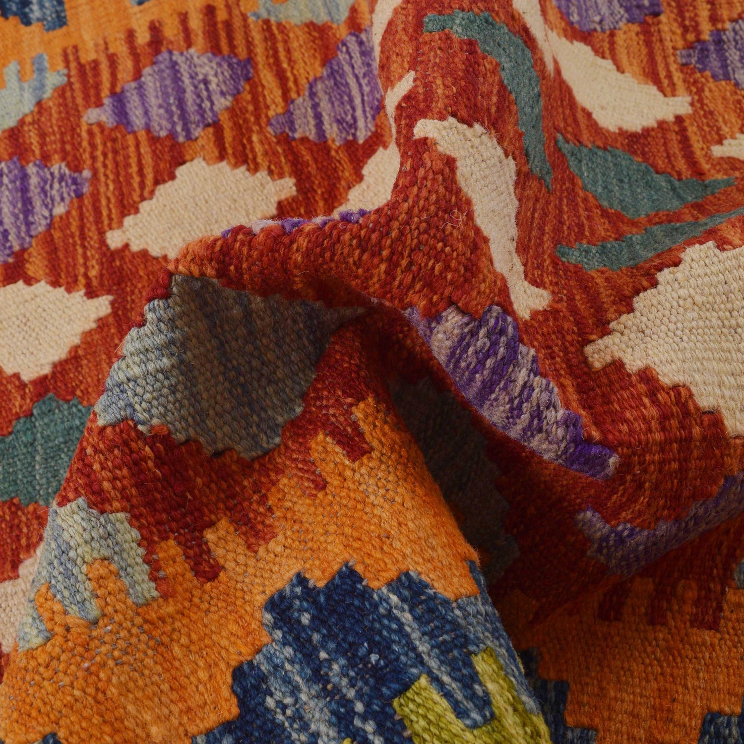 Handmade Vegetable Kilim 2' 11" x 3' 11" (ft) - No. P35750