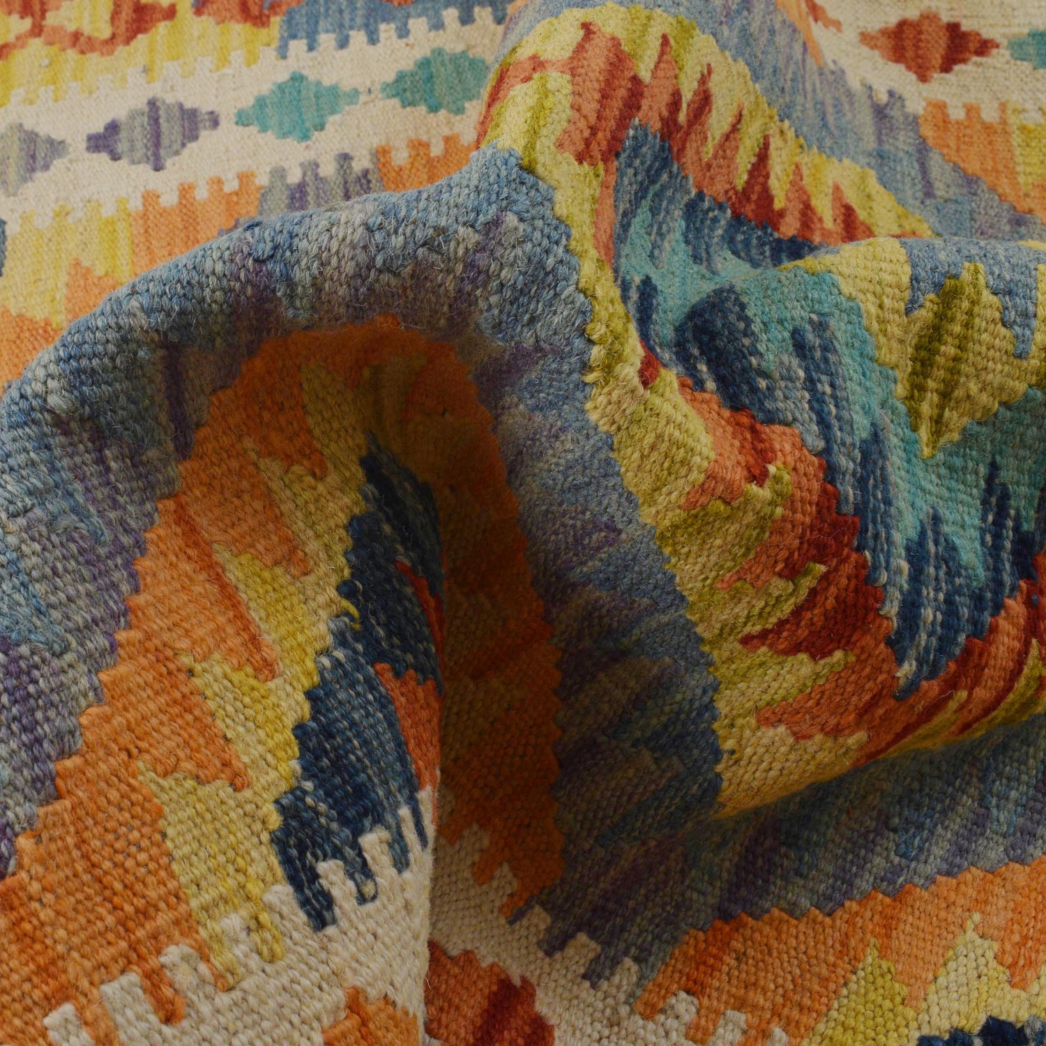 Handmade Vegetable Kelim 2' 10" x 3' 4" (ft) - No. P35751