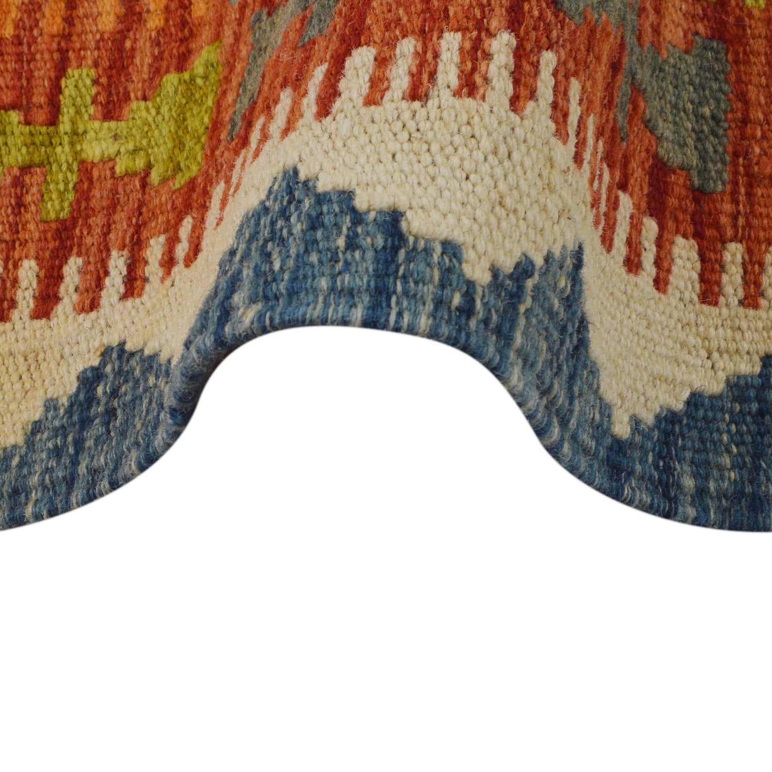 Handmade Vegetable Kilim 3' 1" x 4' 2" (ft) - No. P35754