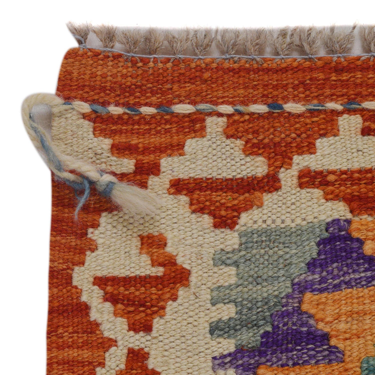 Handmade Vegetable Kelim 2' 7" x 3' 10" (ft) - No. P35755