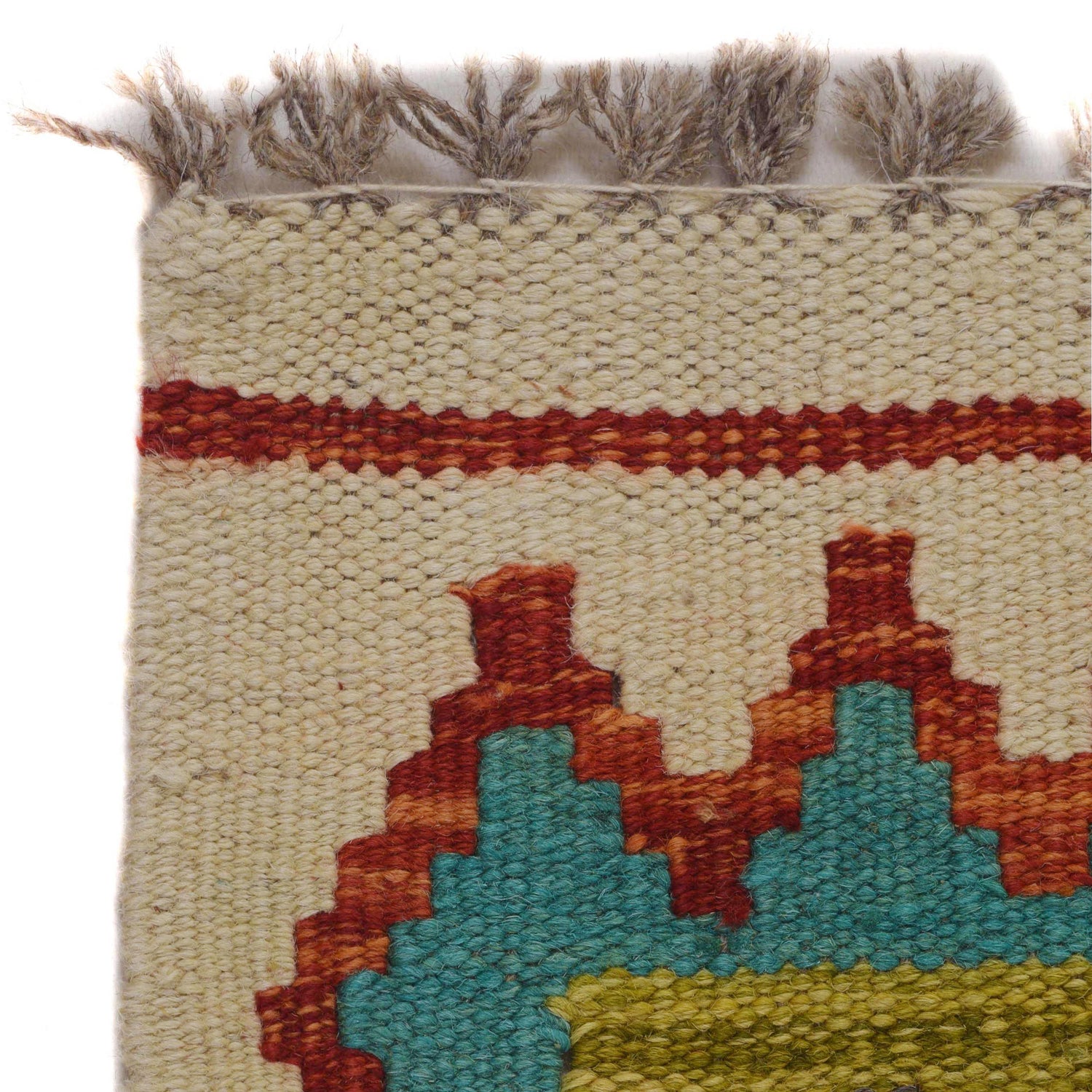 Handmade Vegetable Kelim 2' 8" x 3' 10" (ft) - No. P35757