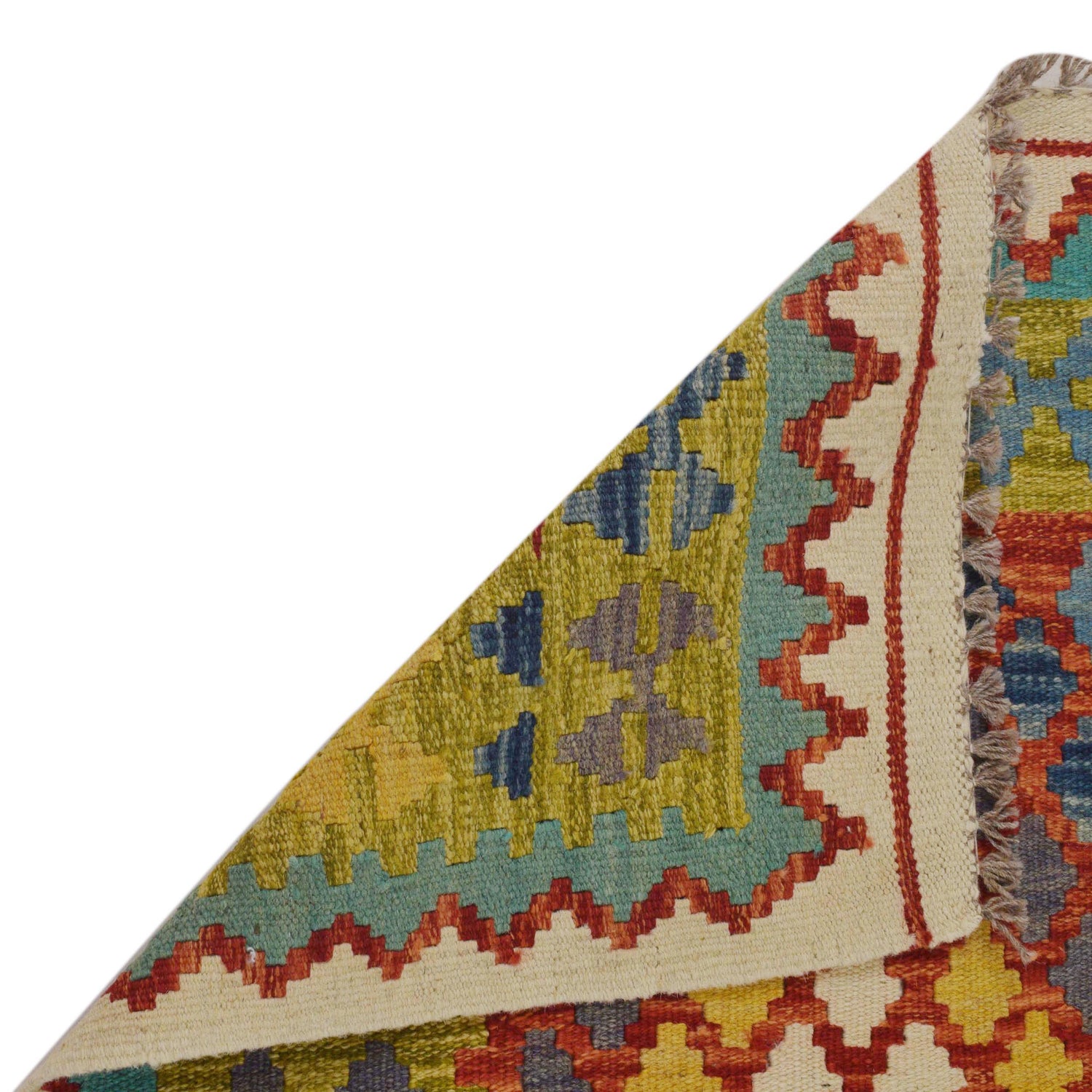 Handmade Vegetable Kelim 2' 8" x 3' 10" (ft) - No. P35757