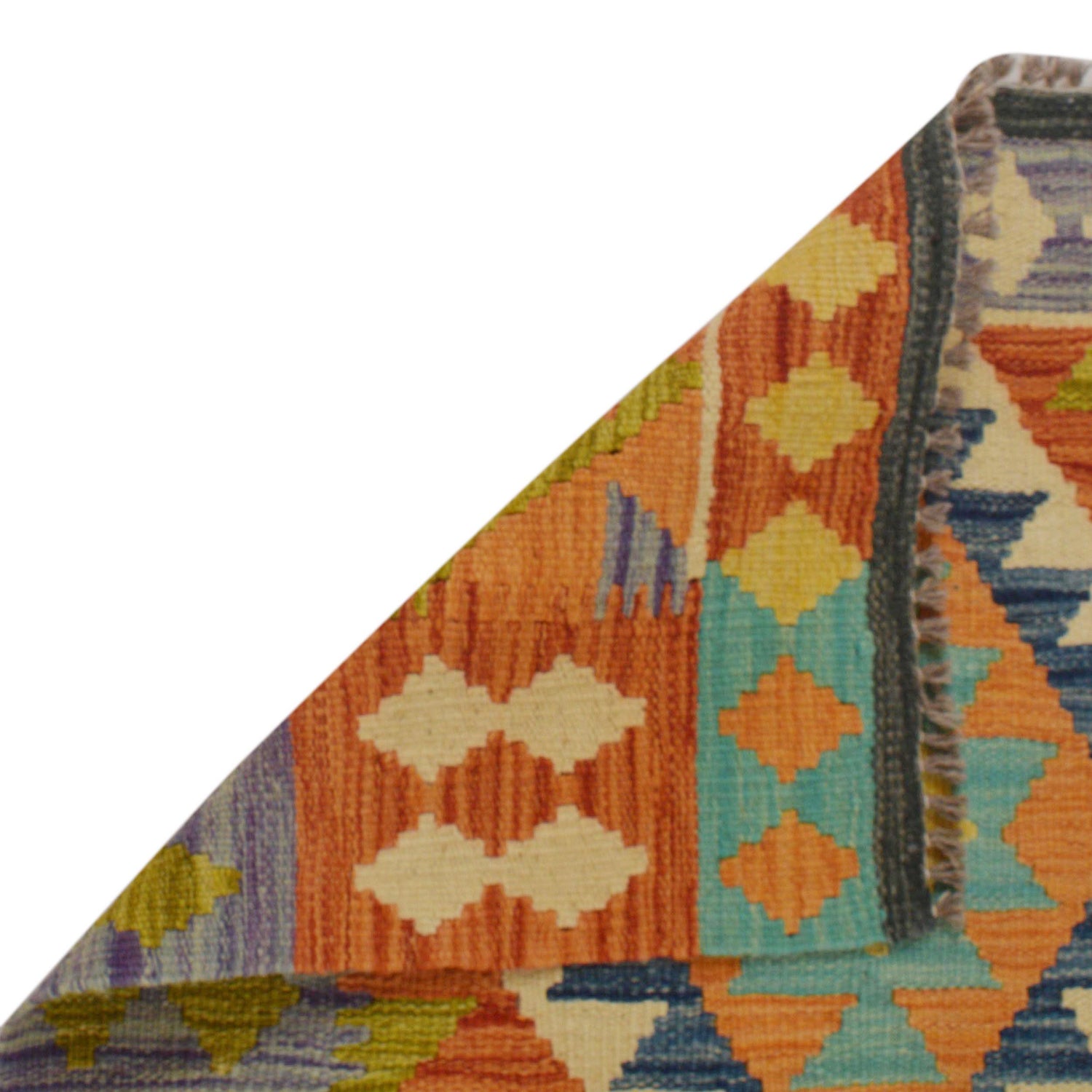 Handmade Vegetable Kelim 2' 8" x 4' 0" (ft) - No. P35759