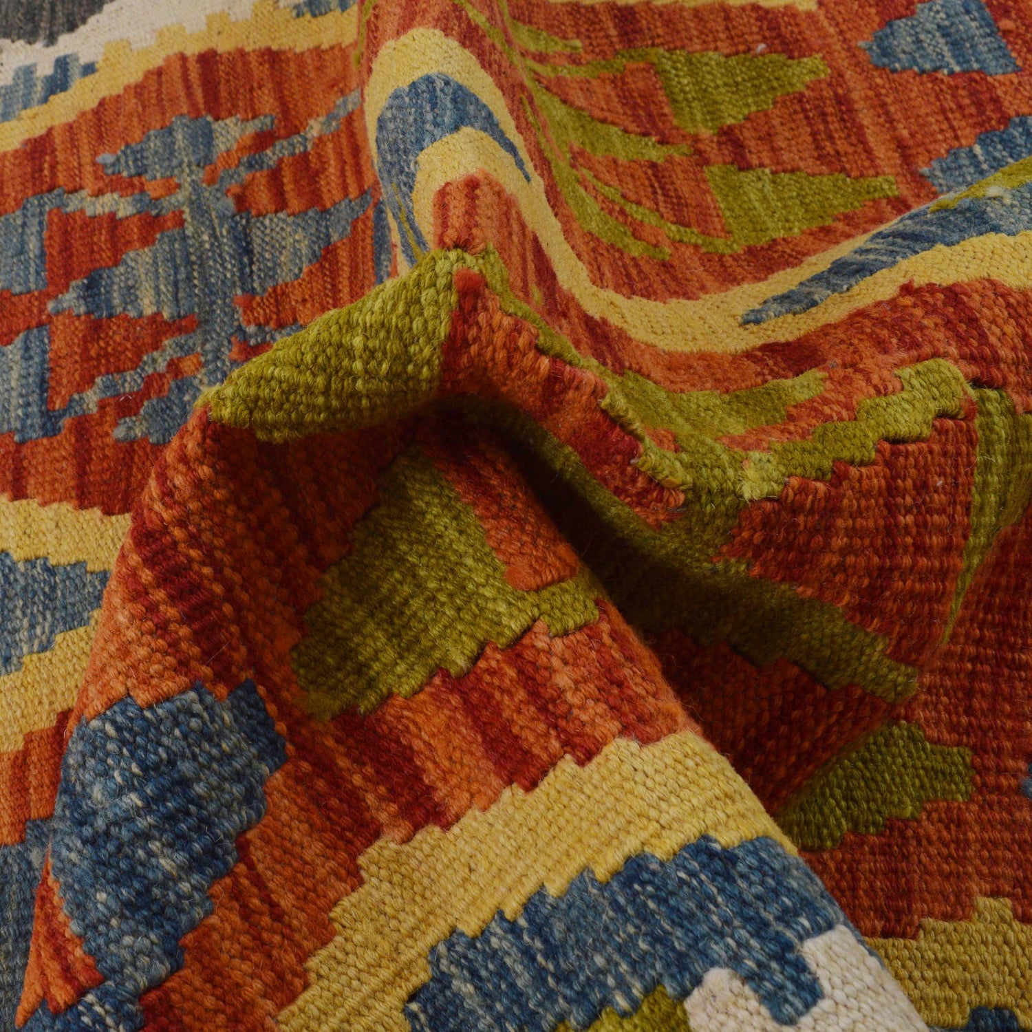 Handmade Vegetable Kelim 2' 8" x 3' 11" (ft) - No. P35761