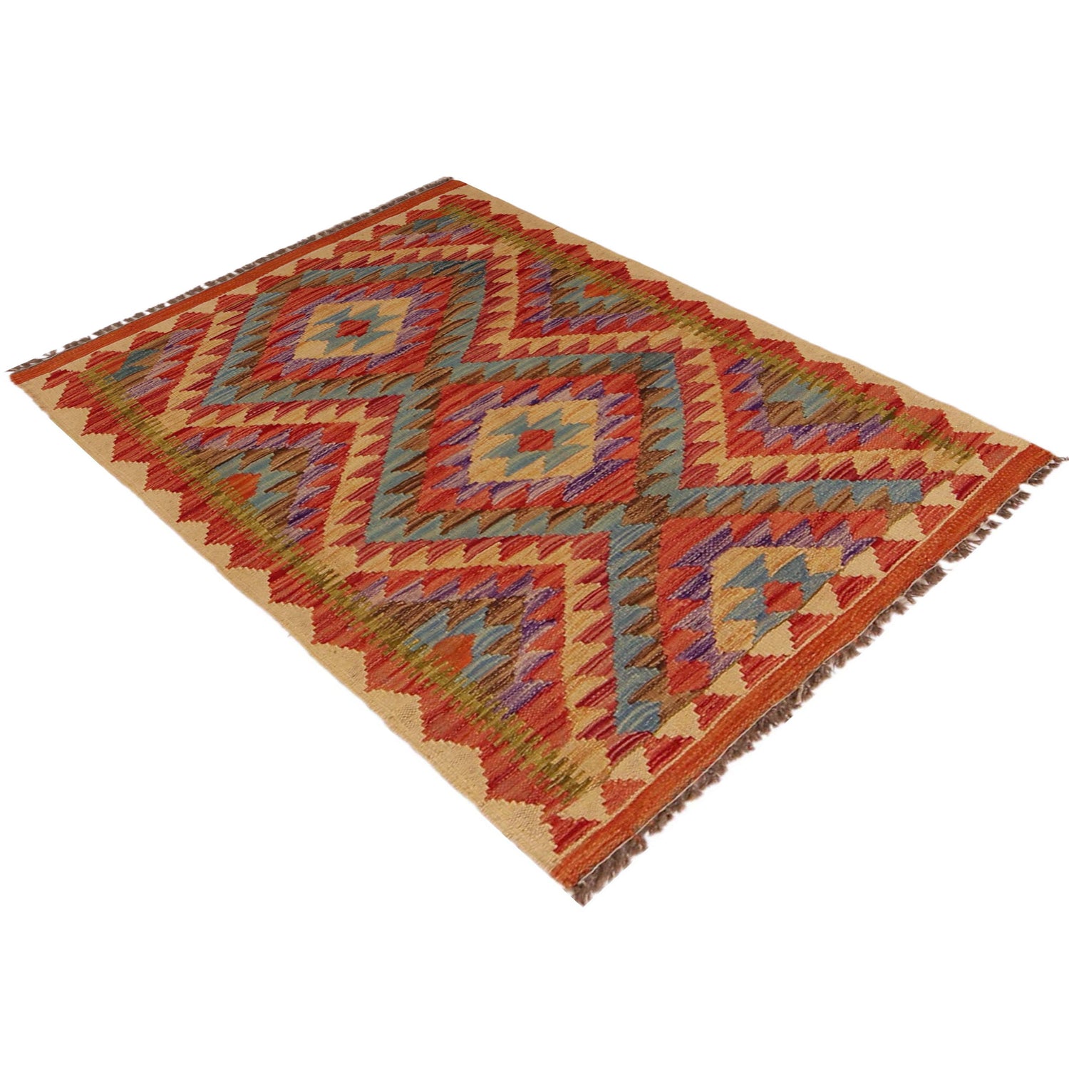 Handmade Vegetable Kelim 2' 6" x 4' 0" (ft) - No. P35763