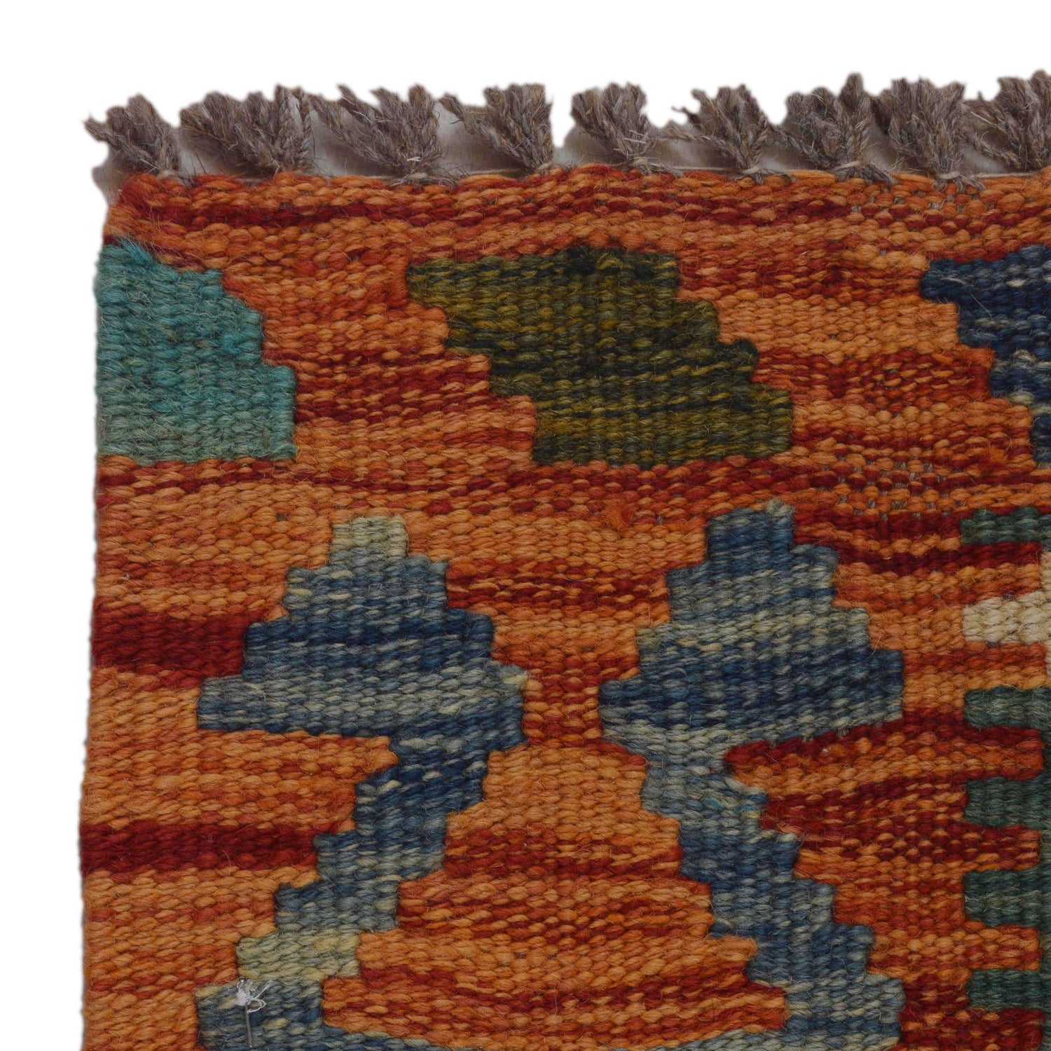 Handmade Vegetable Kelim 2' 9" x 4' 2" (ft) - No. P35767