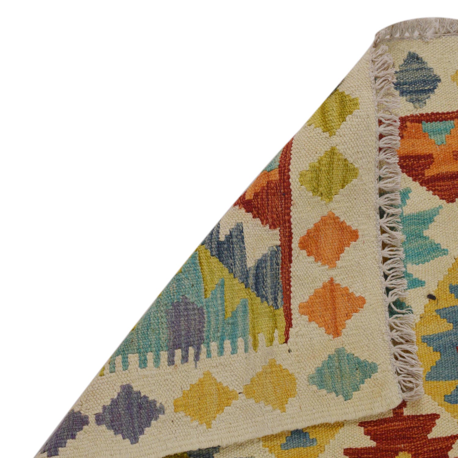 Handmade Vegetable Kelim 2' 7" x 3' 10" (ft) - No. P35769