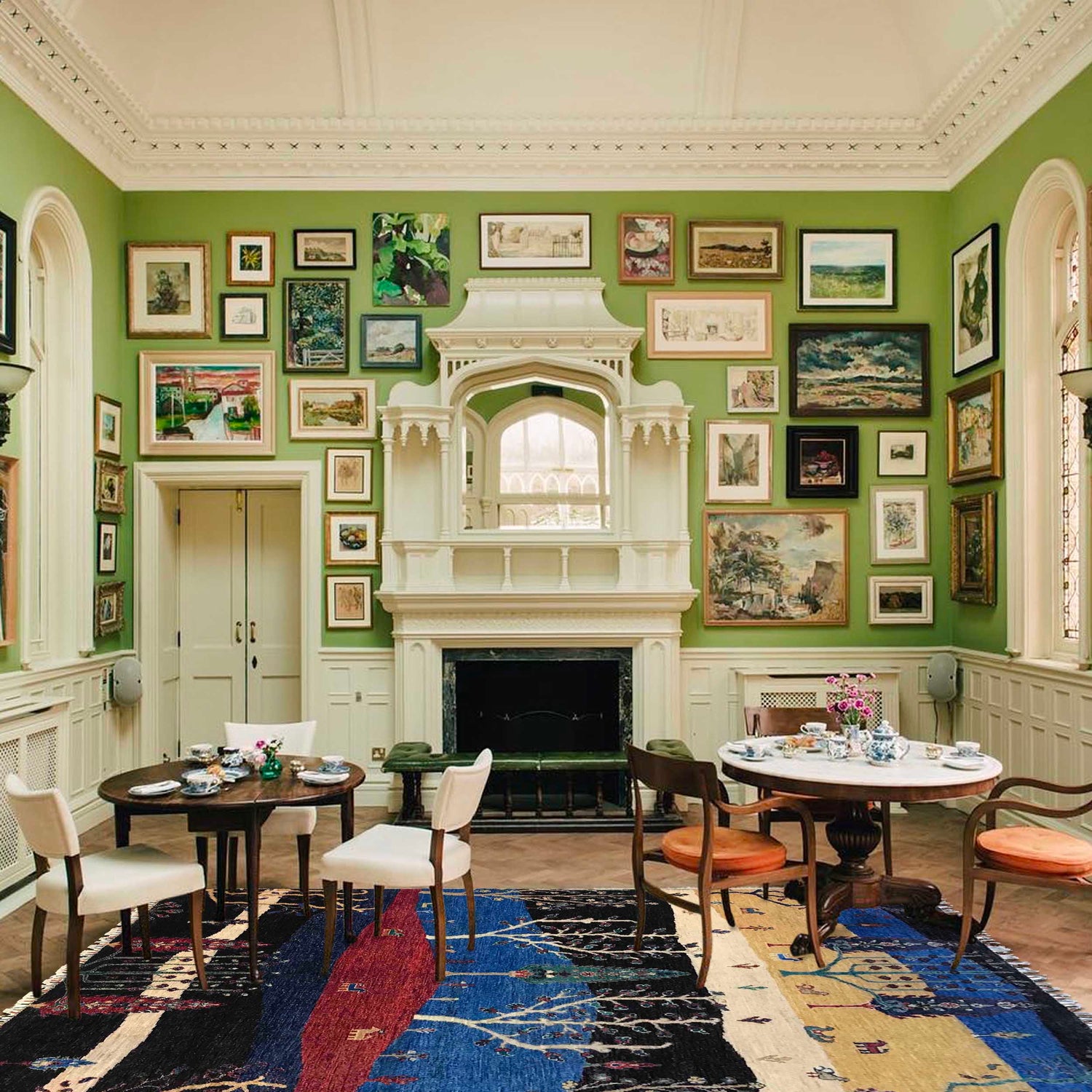 Artisan Tree of Life Carpet 5' 9" x 8' 1" (ft) - No. P35828