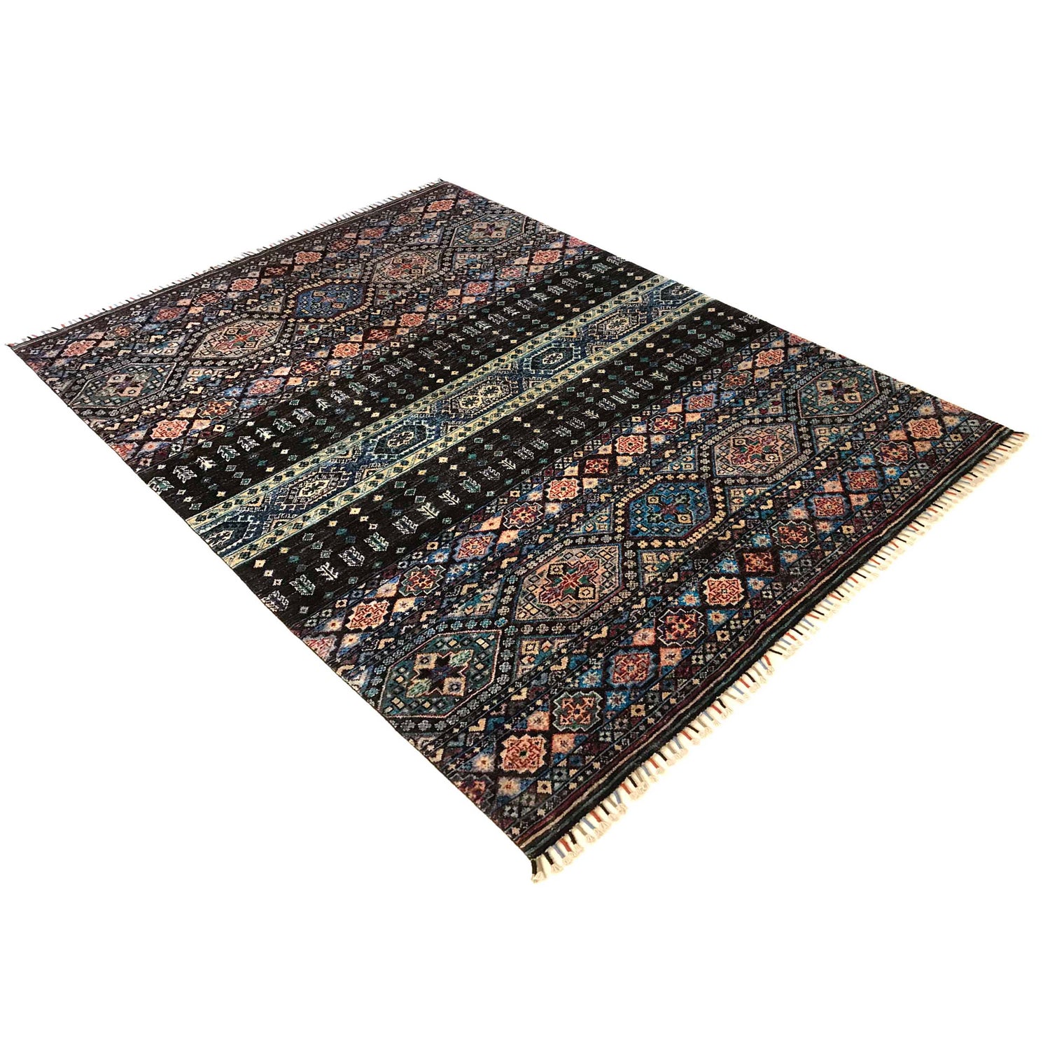 Hand-Knotted Gabbeh Rug 5' 7" x 8' 2" (ft) - No. P35829