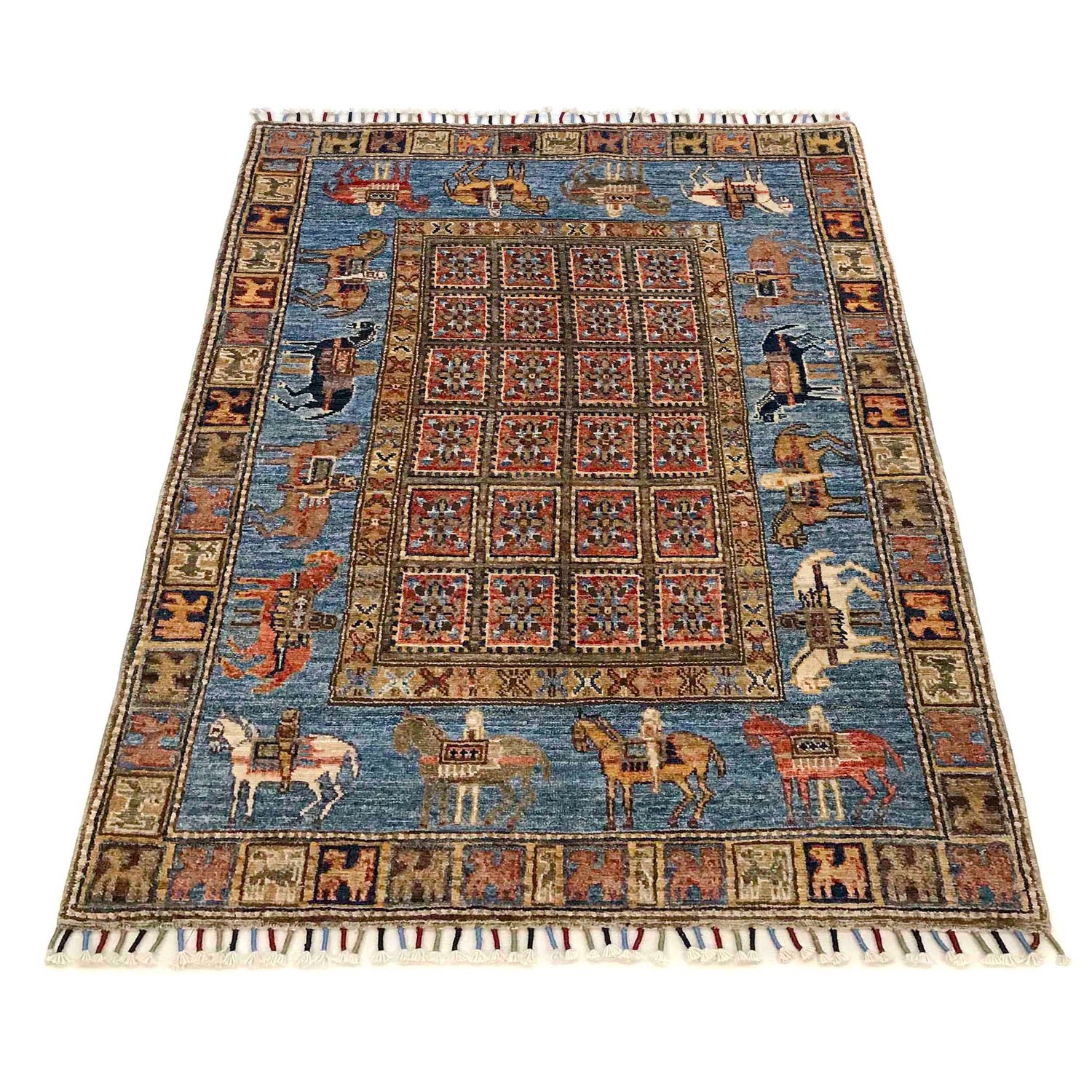 Oriental Shikargah Qaleen 3' 3" x 4' 10" (ft) - No. P35830
