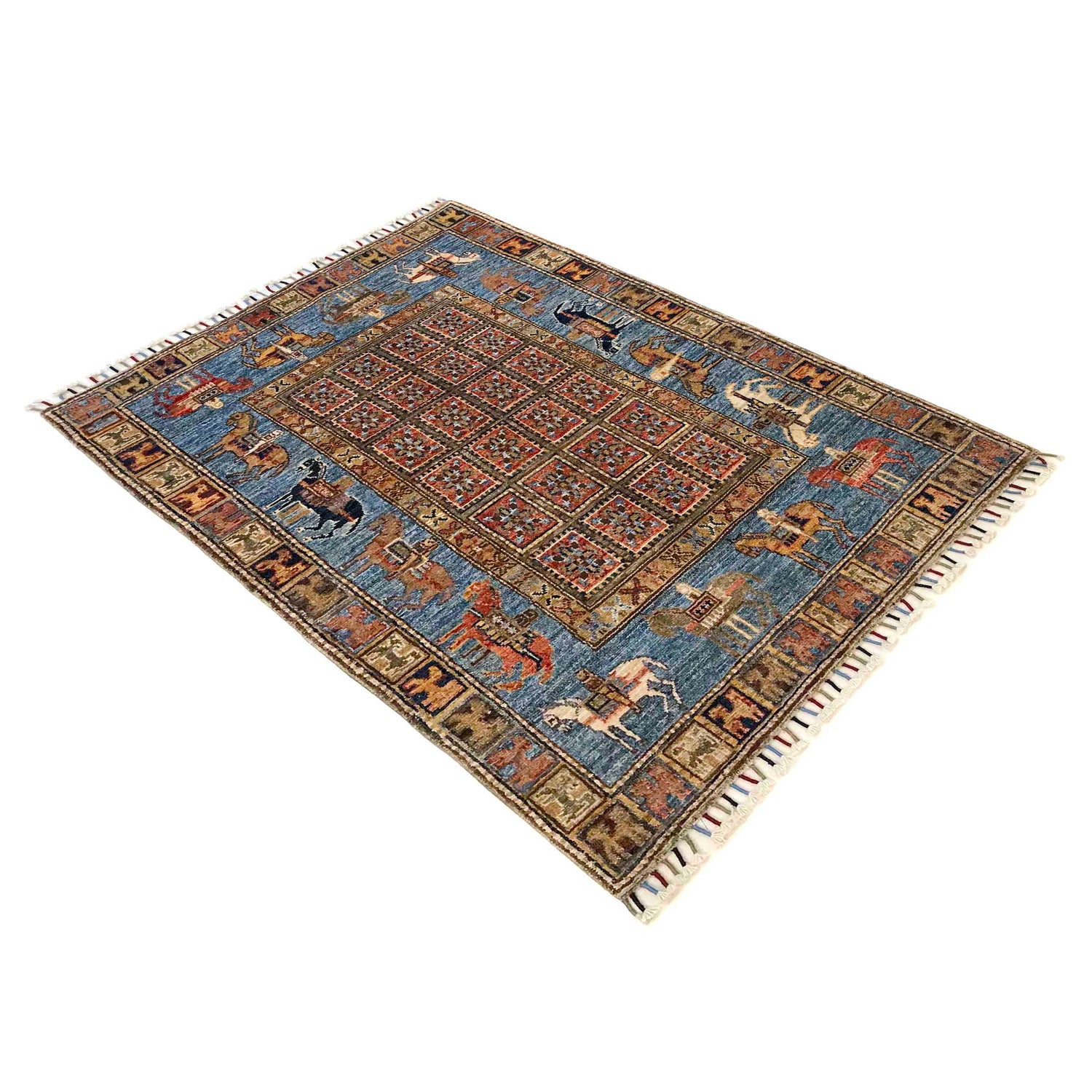 Oriental Shikargah Qaleen 3' 3" x 4' 10" (ft) - No. P35830
