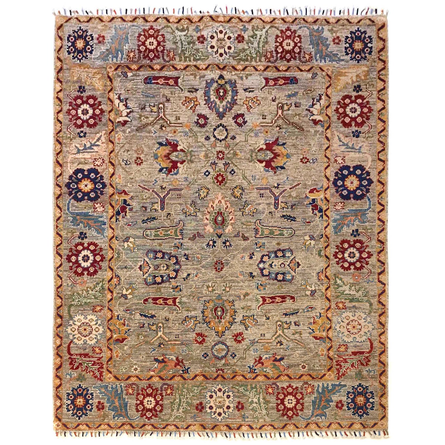 Modern Sultani Qaleen 5' 1" x 6' 7" (ft) - No. P35831