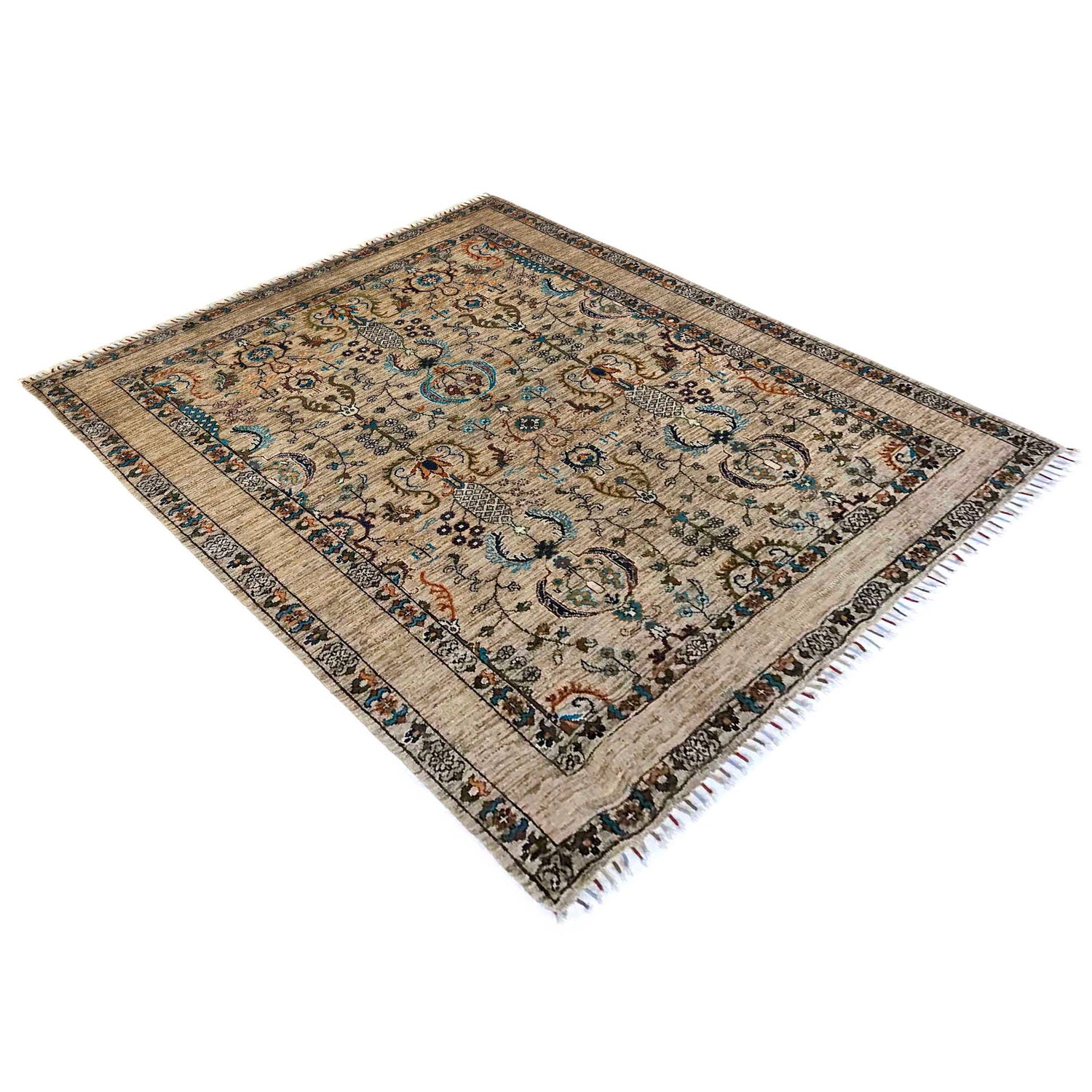 Contemporary Style Sultani Qaleen 5' 8" x 7' 9" (ft) - No. P35833