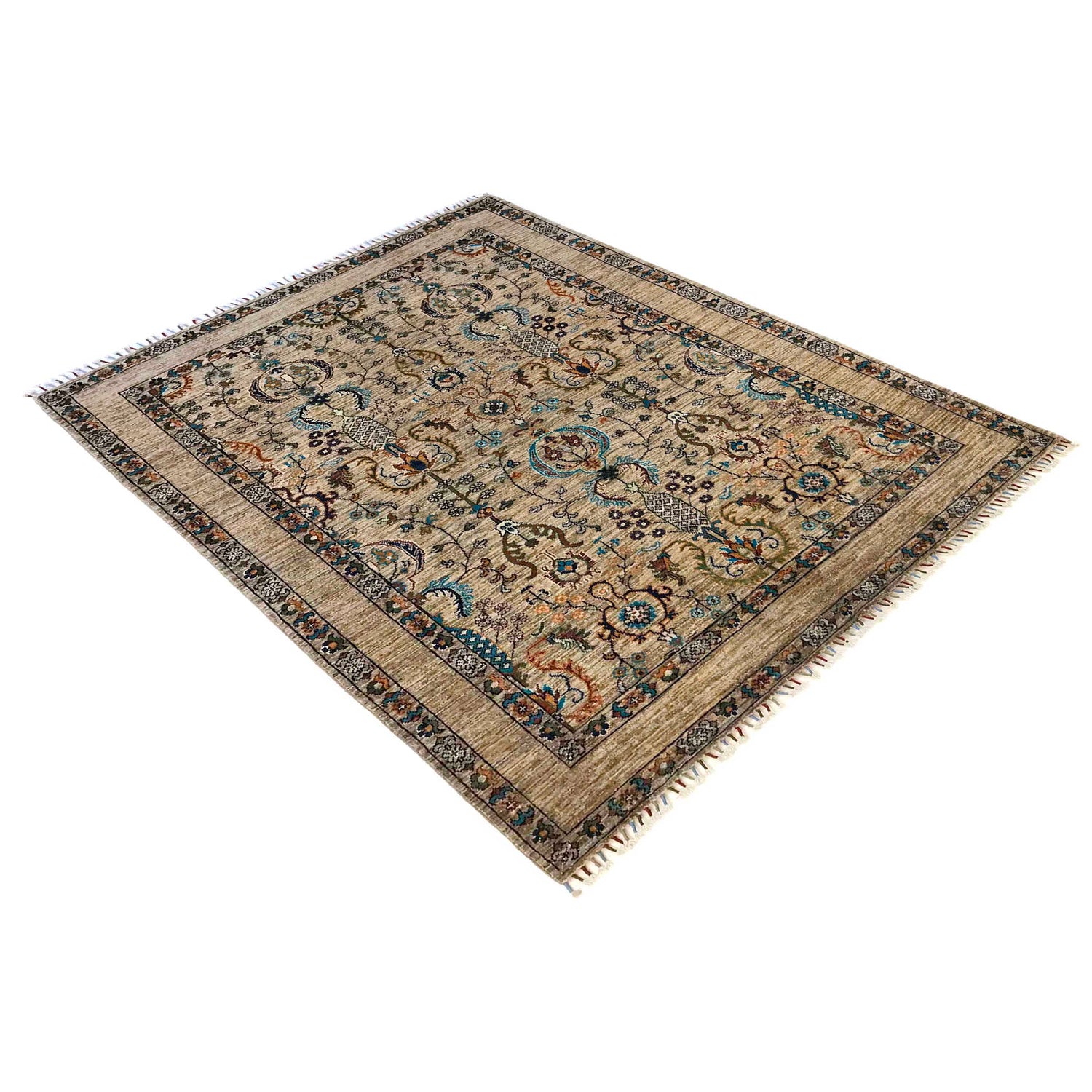 Contemporary Style Sultani Qaleen 5' 8" x 7' 9" (ft) - No. P35833
