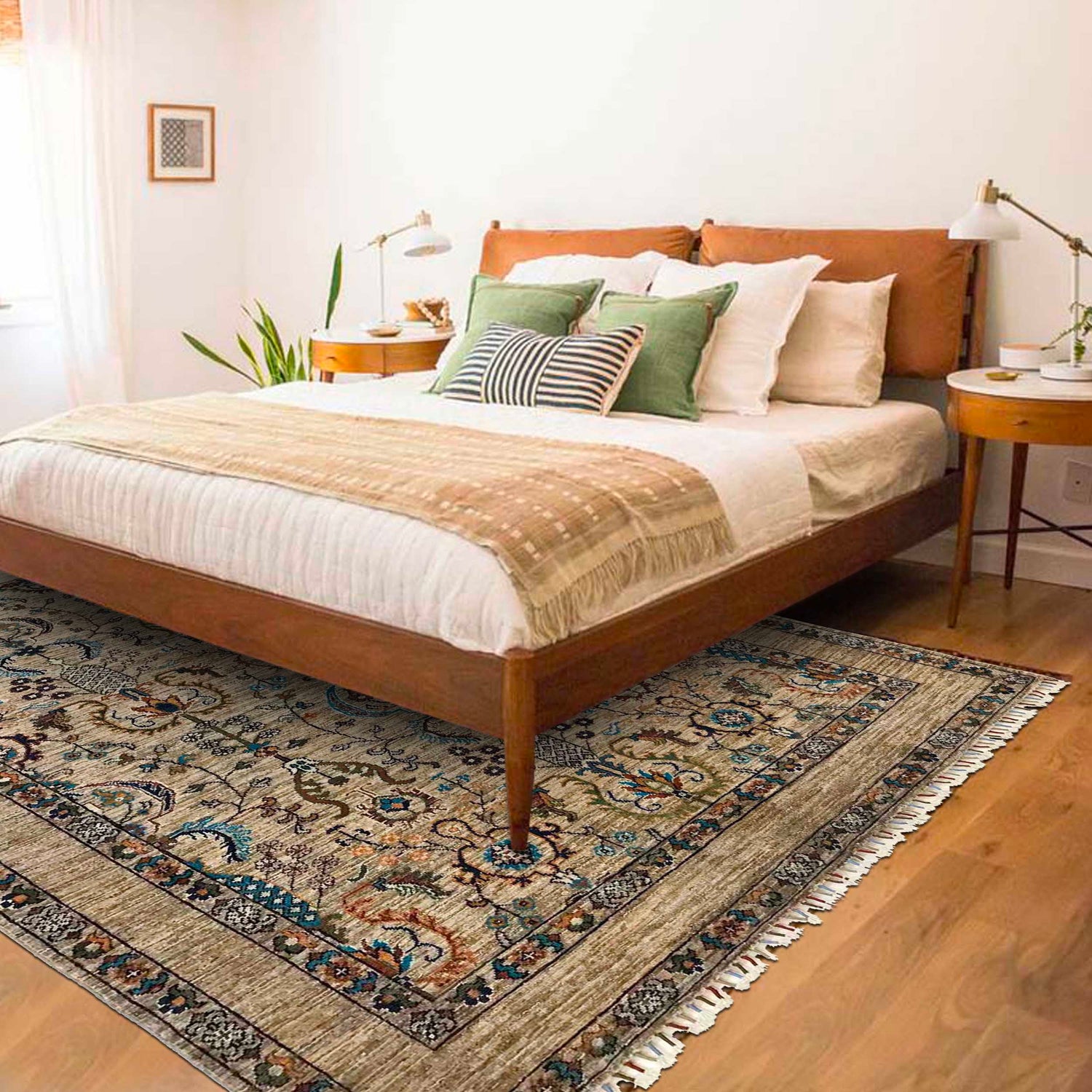 Contemporary Style Sultani Qaleen 5' 8" x 7' 9" (ft) - No. P35833