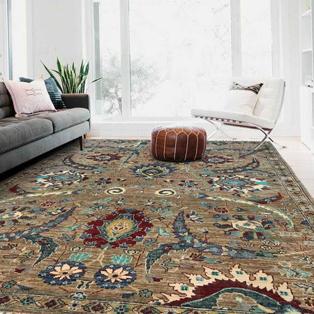 Handmade Sultani Area Rug 5' 7" x 7' 9" (ft) - No. P35834