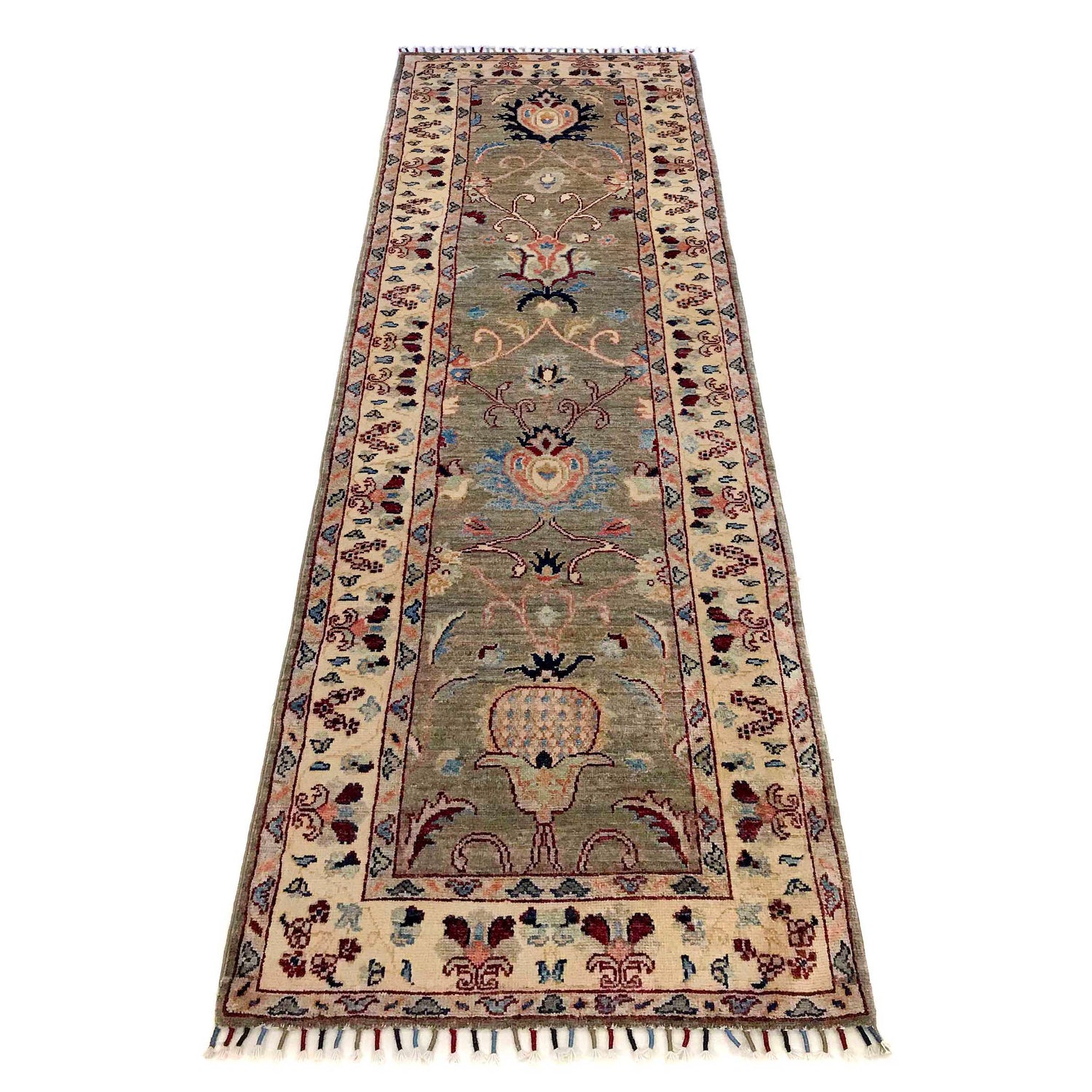 Hand-Knotted Sultani Rug Runner 2' 7" x 8' 1" (ft) - No. P35836