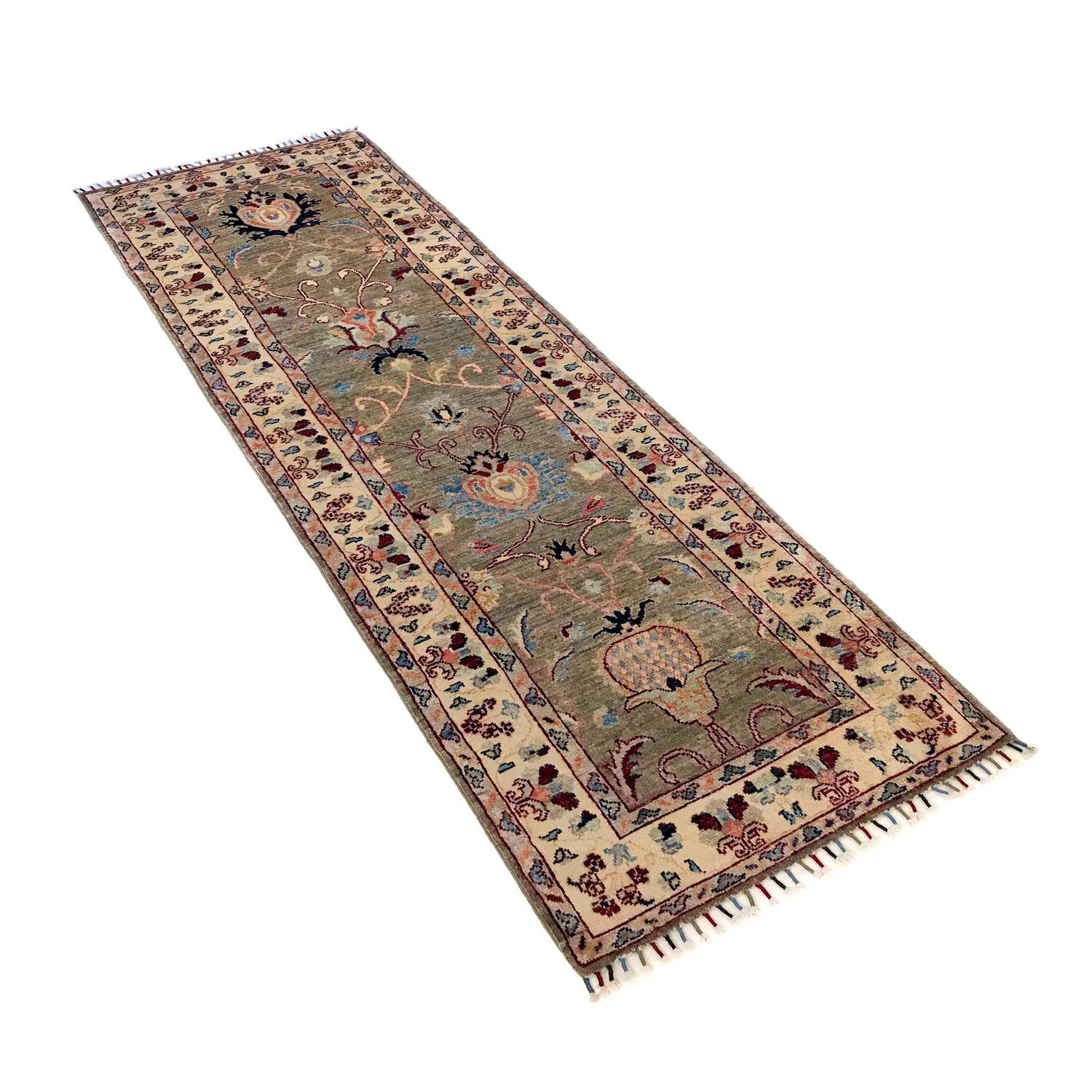 Hand-Knotted Sultani Rug Runner 2' 7" x 8' 1" (ft) - No. P35836