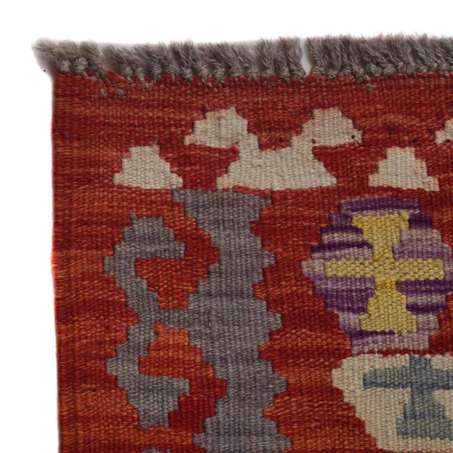 Handmade Vegetable Kilim 5' 1" x 6' 7" (ft) - No. P35838