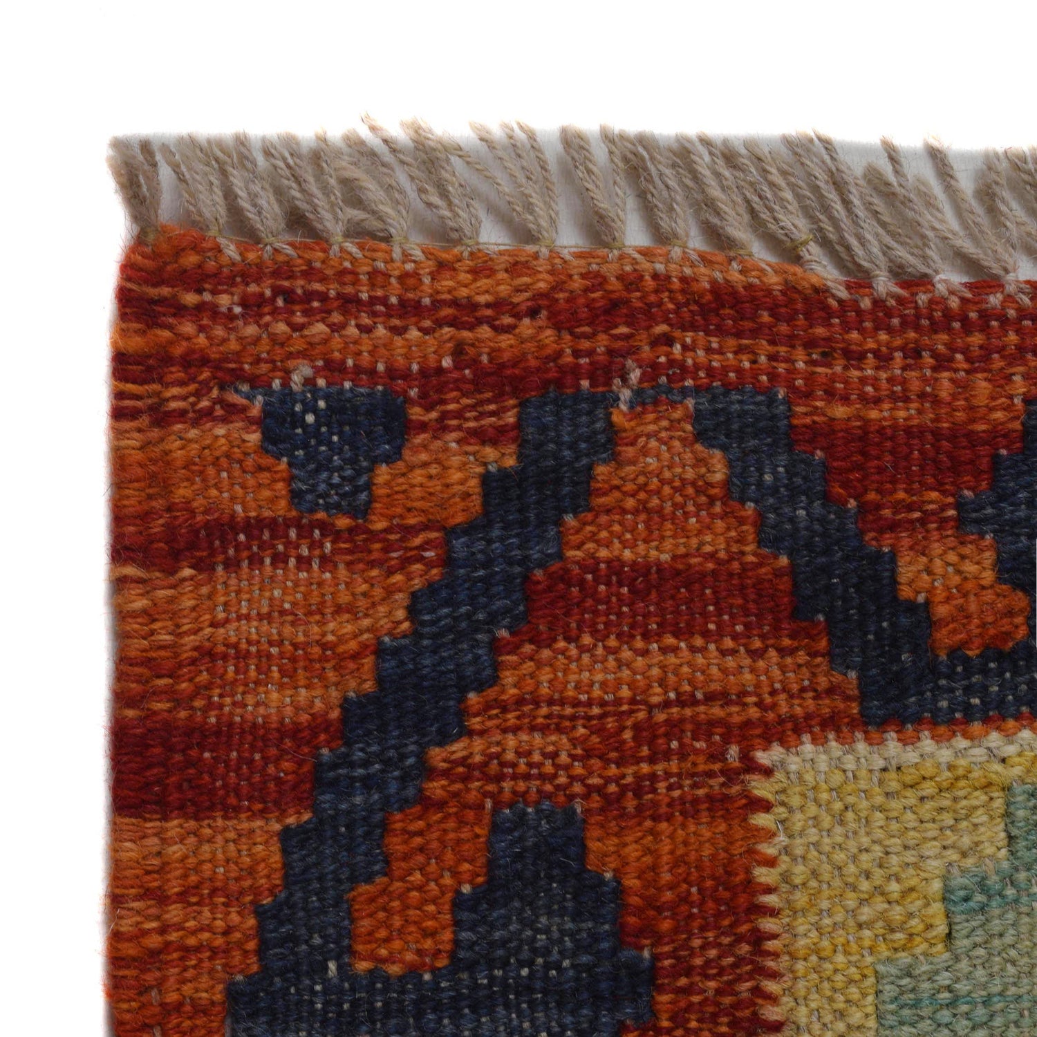 Handmade Vegetable Kelim 5' 1" x 6' 9" (ft) - No. P35839