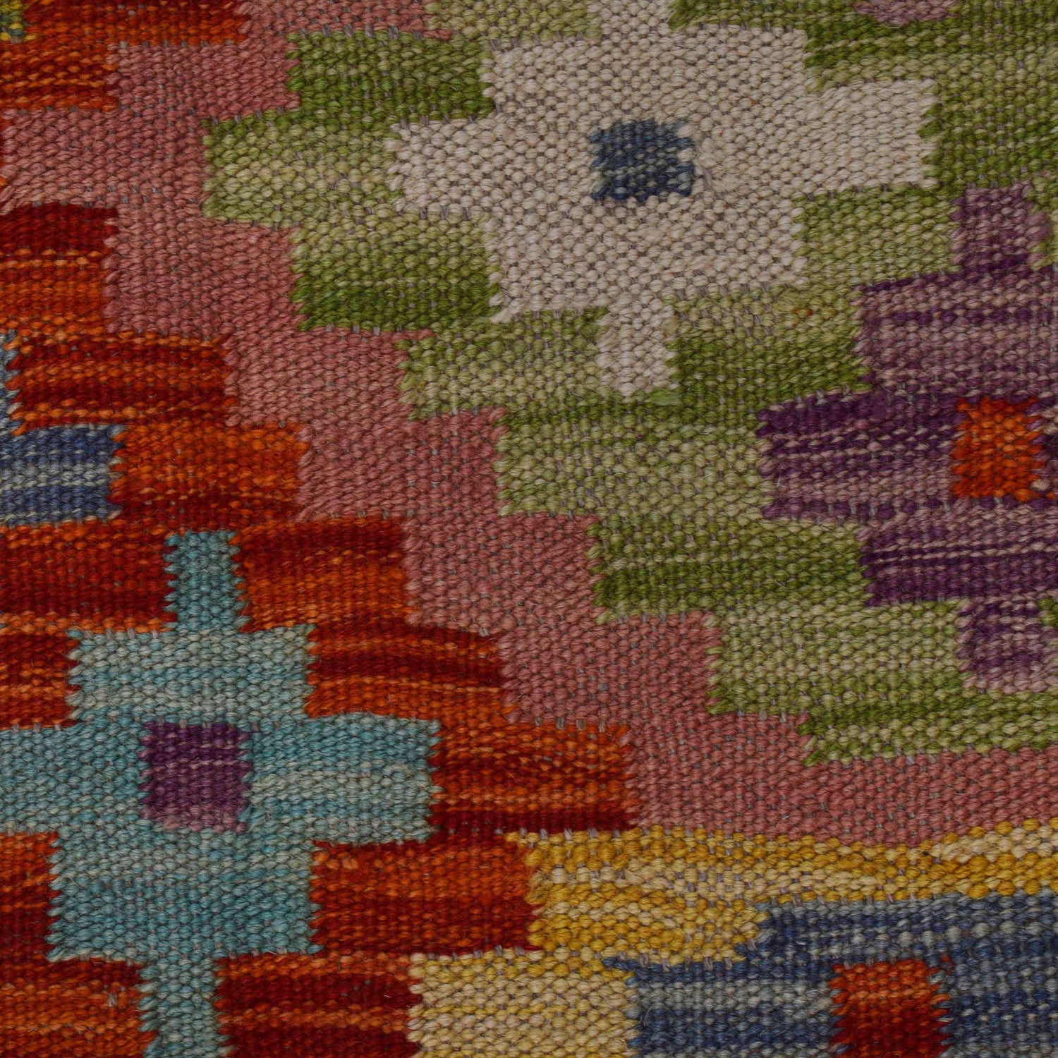 Handmade Vegetable Kilim 4' 11" x 6' 8" (ft) - No. P35840