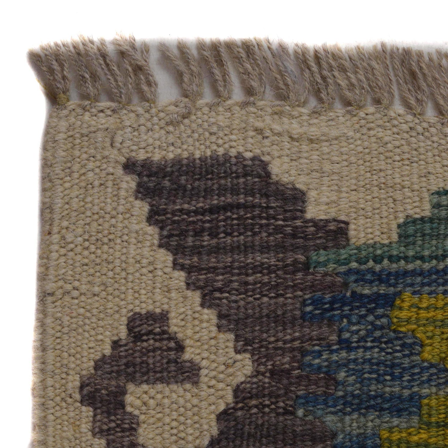 Handmade Vegetable Kilim 5' 0" x 6' 6" (ft) - No. P35842