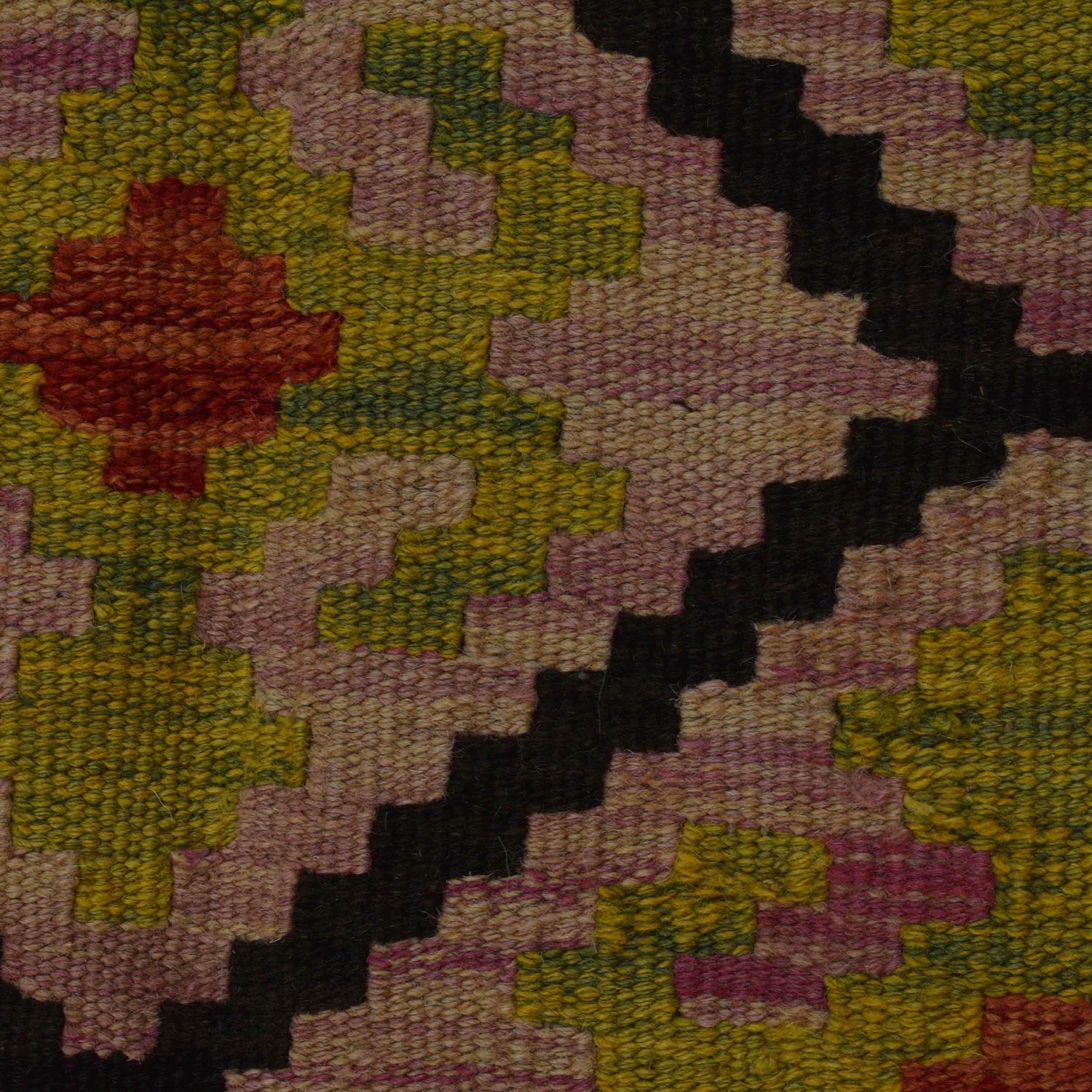 Handmade Vegetable Kilim 5' 0" x 6' 6" (ft) - No. P35842