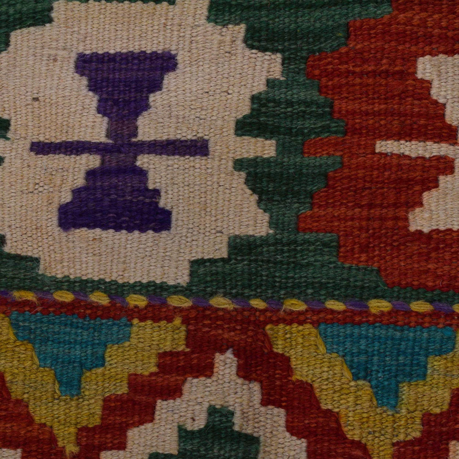 Handmade Vegetable Kelim 4' 11" x 7' 2" (ft) - No. P35843