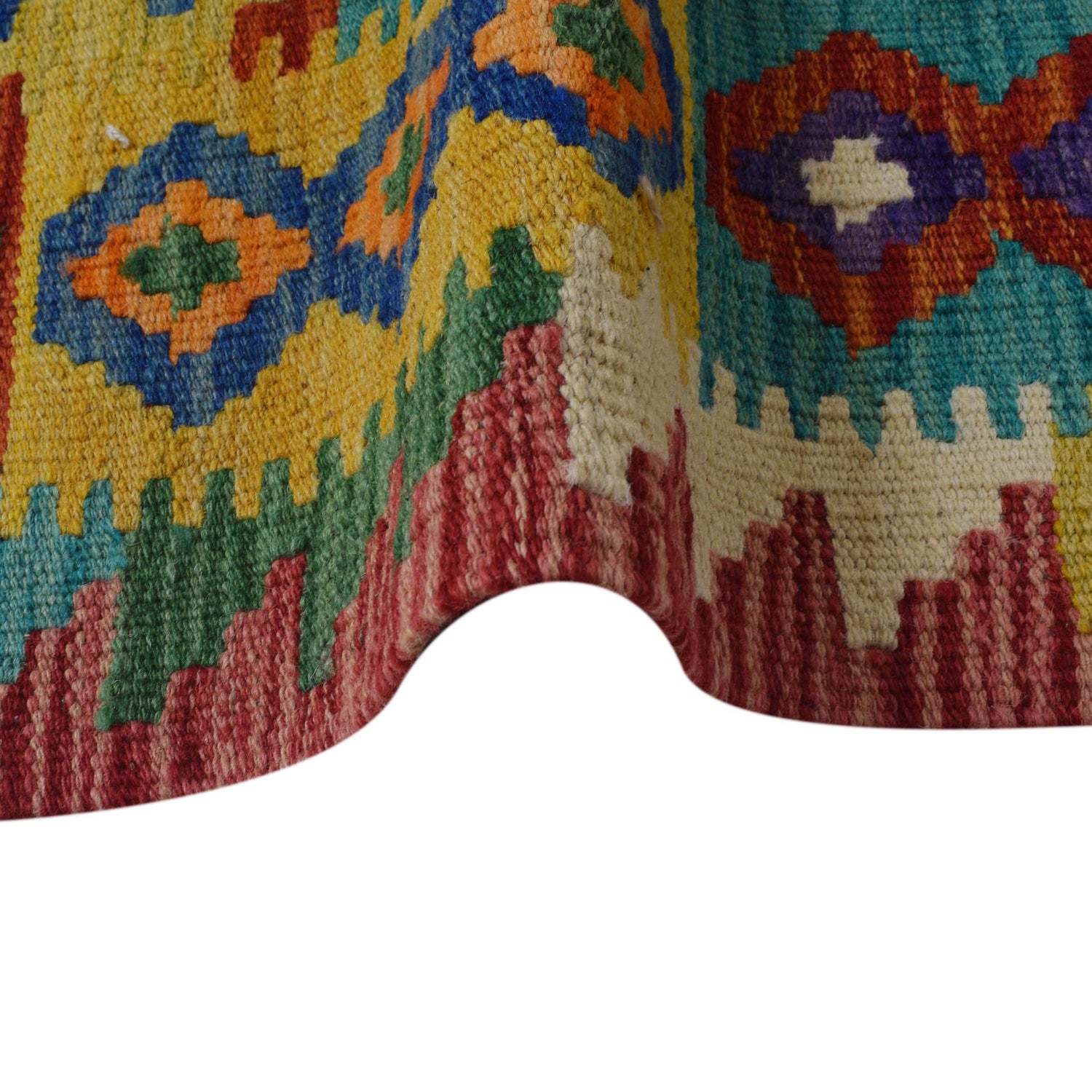 Handmade Vegetable Kelim 4' 11" x 7' 2" (ft) - No. P35843