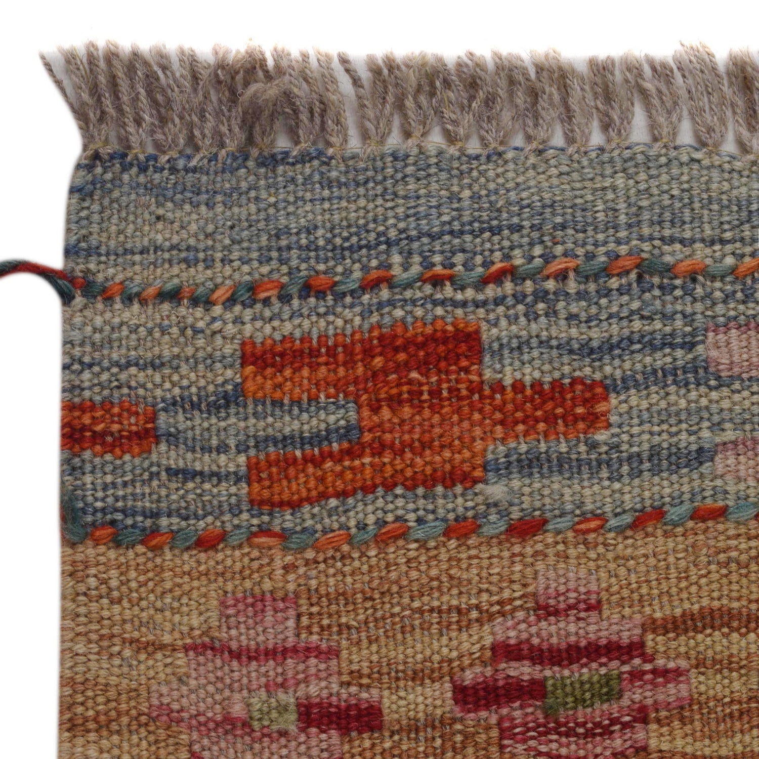 Handmade Vegetable Kilim 2' 7" x 4' 4" (ft) - No. P35844