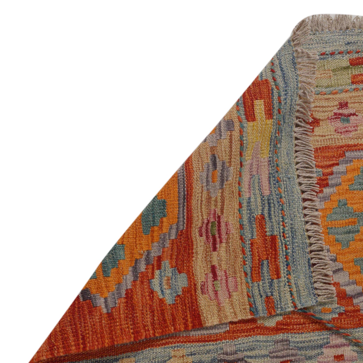 Handmade Vegetable Kilim 2' 7" x 4' 4" (ft) - No. P35844