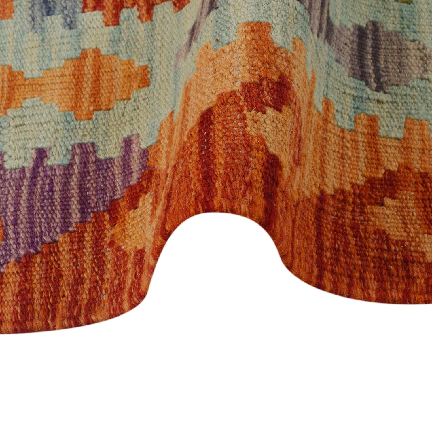 Handmade Vegetable Kelim 2' 6" x 4' 2" (ft) - No. P35845