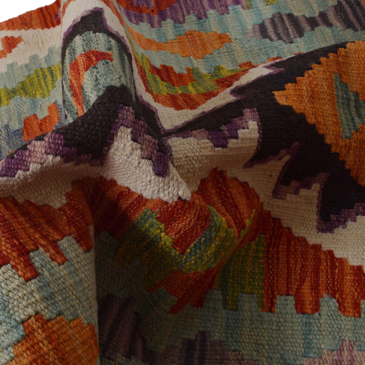 Handmade Vegetable Kelim 2' 6" x 4' 2" (ft) - No. P35845