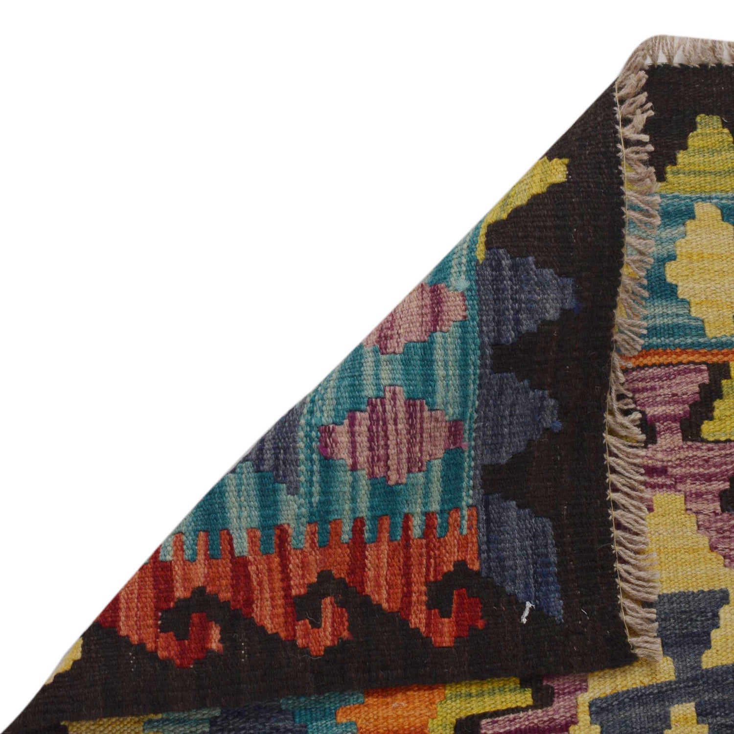 Handmade Vegetable Kilim 2' 8" x 4' 0" (ft) - No. P35848