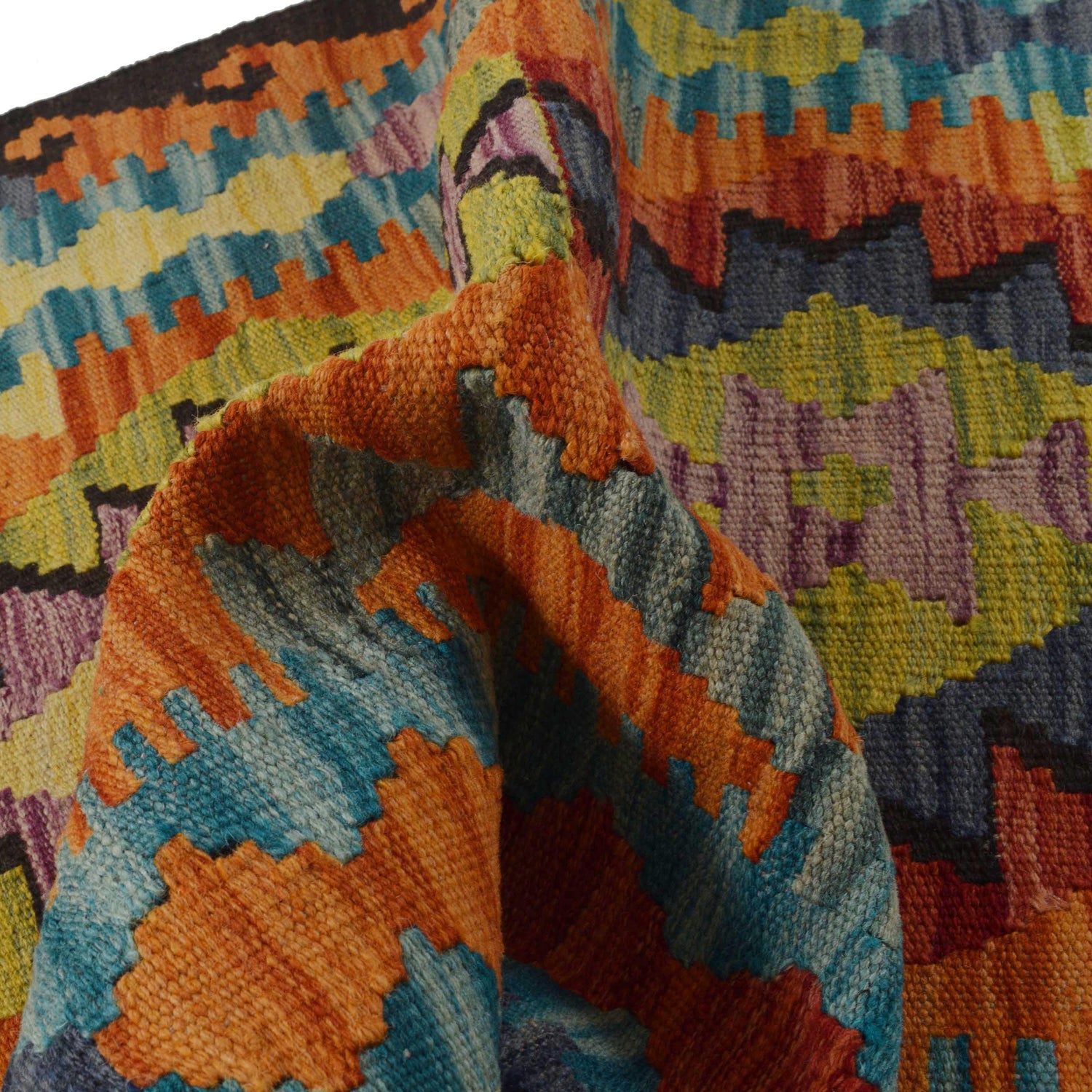 Handmade Vegetable Kilim 2' 8" x 4' 0" (ft) - No. P35848