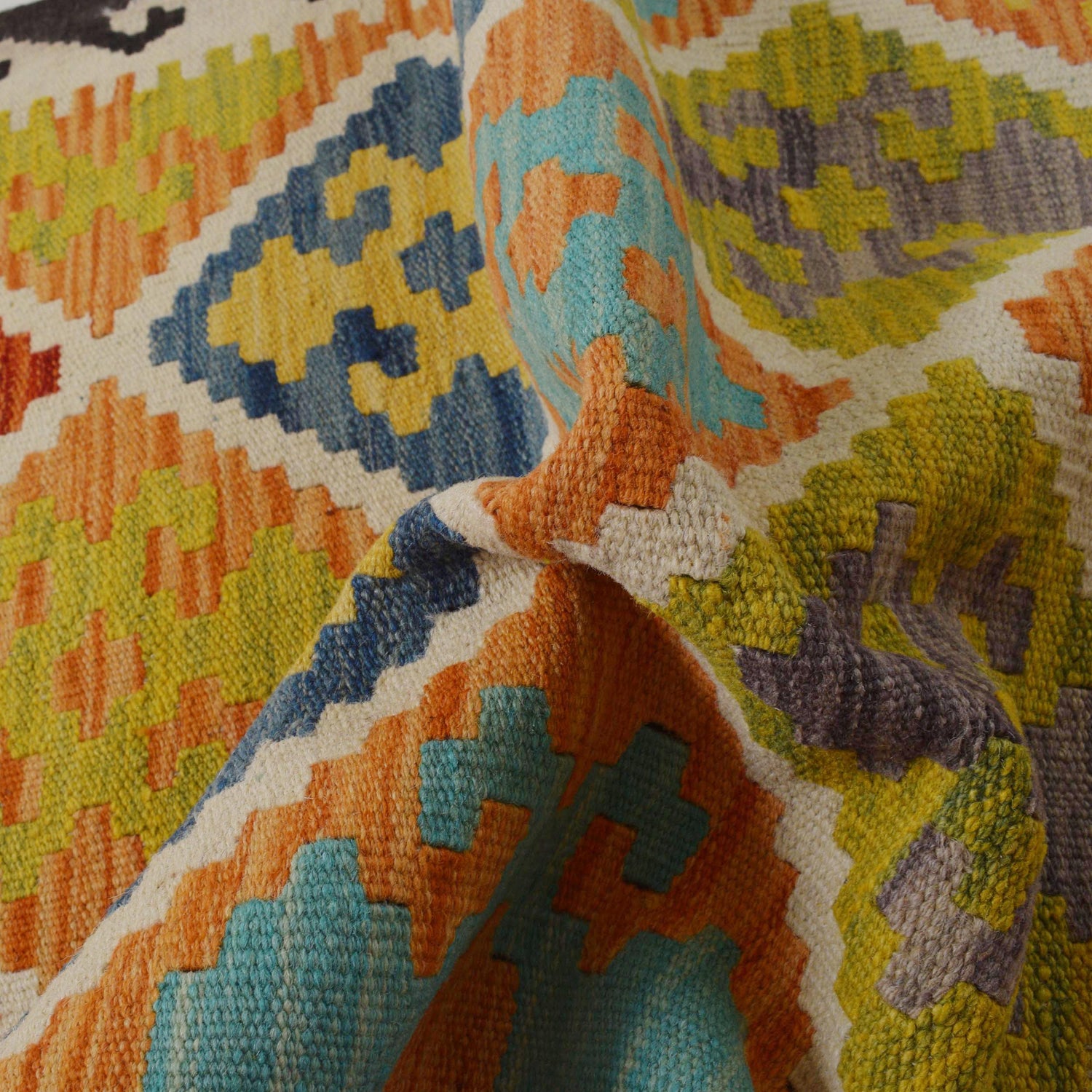 Handmade Vegetable Kilim 2' 11" x 4' 6" (ft) - No. P35850