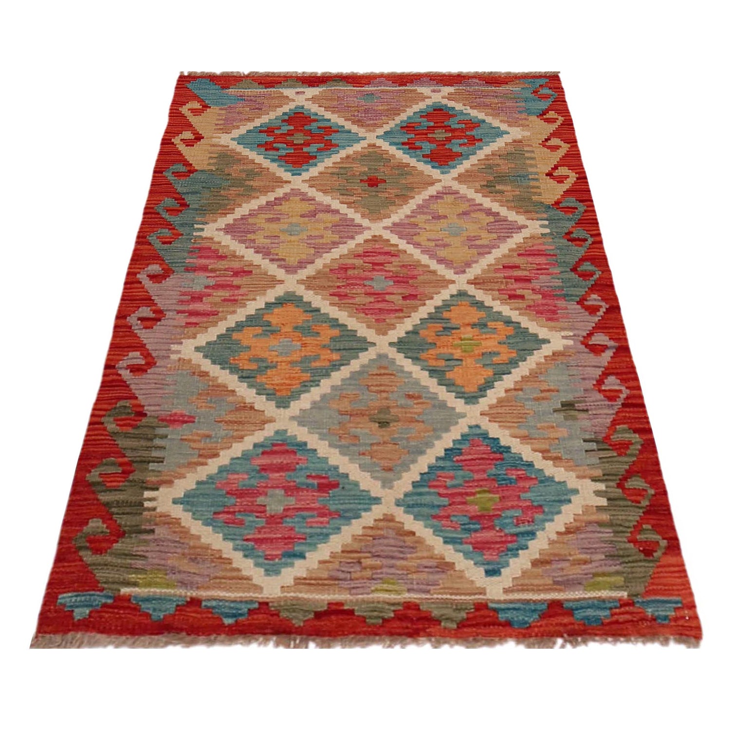 Handmade Vegetable Kelim 2' 6" x 4' 0" (ft) - No. P35851