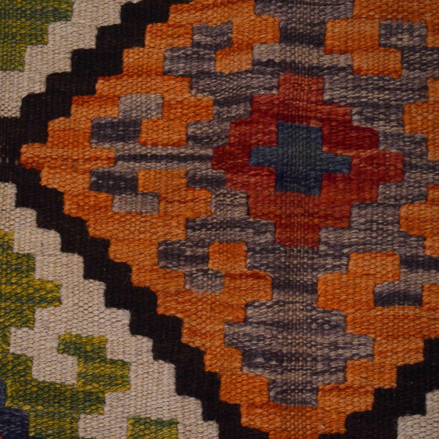 Handmade Vegetable Kilim 5' 0" x 6' 10" (ft) - No. P35854