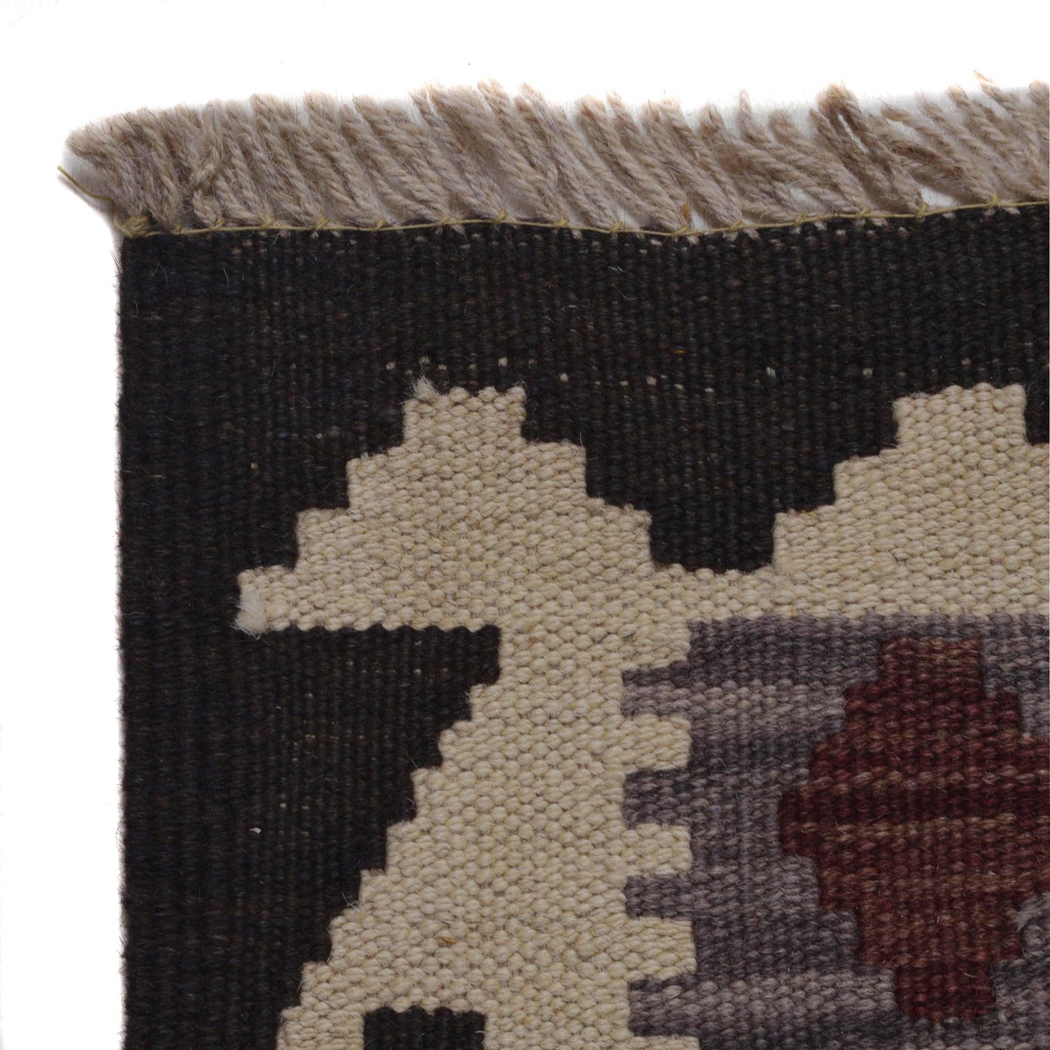 Handmade Vegetable Kelim 5' 0" x 6' 10" (ft) - No. P35855