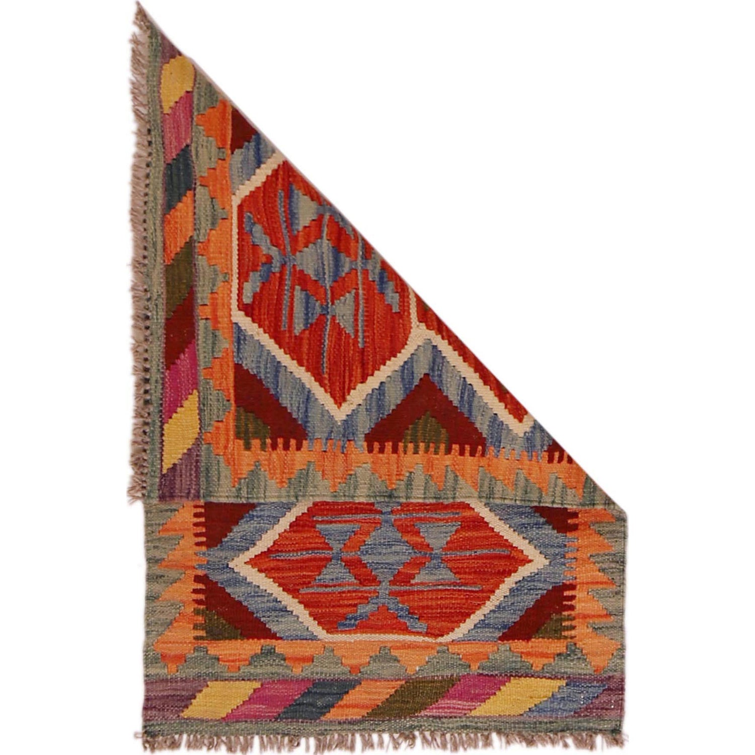 Handmade Vegetable Kilim 2' 0" x 3' 1" (ft) - No. P35967