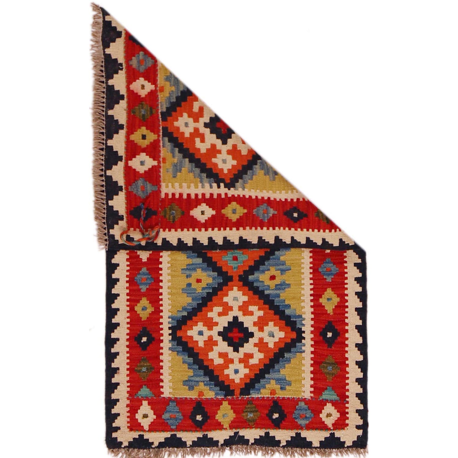 Handmade Vegetable Kilim 2' 0" x 3' 6" (ft) - No. P35990