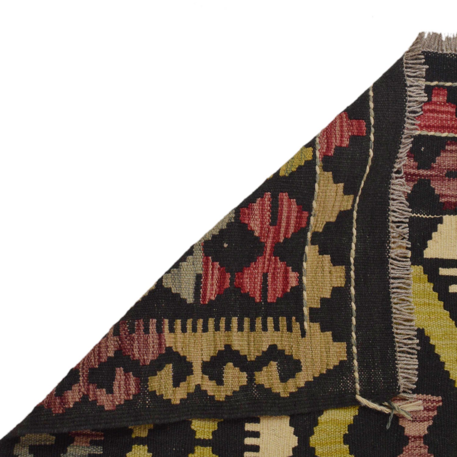 Handmade Vegetable Kelim 6' 4" x 9' 7" (ft) - No. P36076