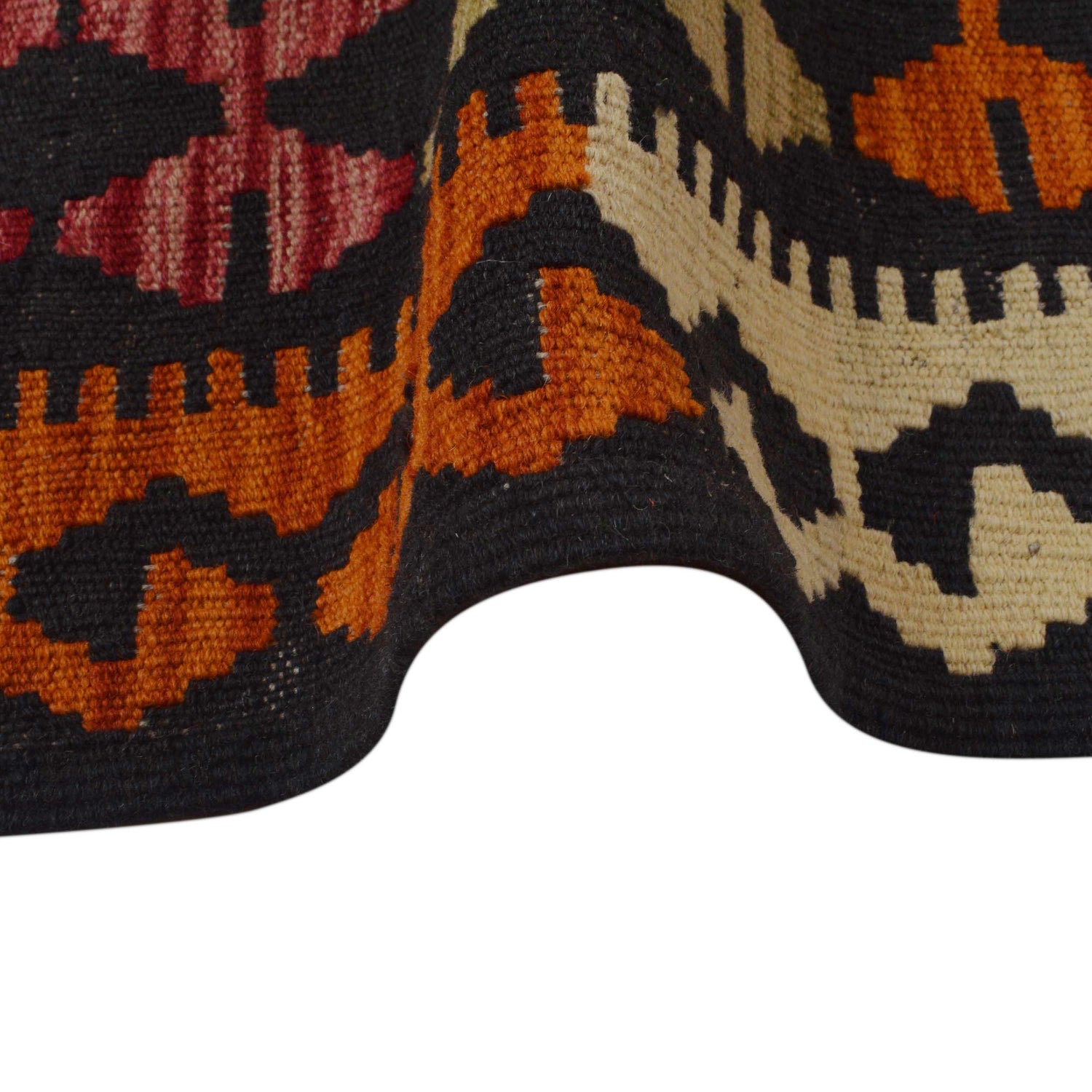 Handmade Vegetable Kelim 6' 4" x 9' 7" (ft) - No. P36076