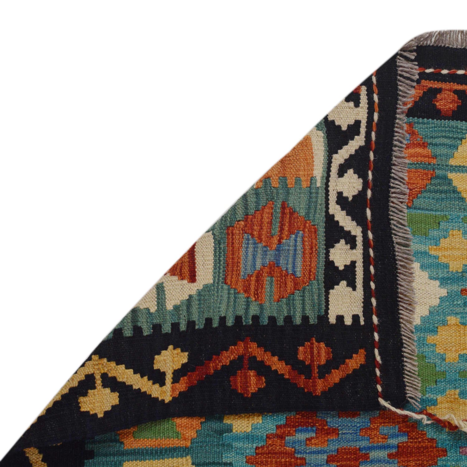 Handmade Vegetable Kelim 5' 10" x 8' 4" (ft) - No. P36077