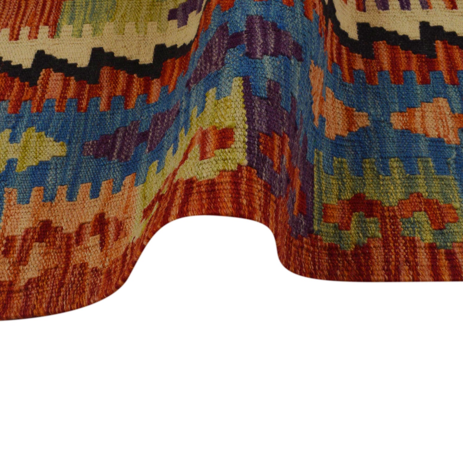 Handmade Vegetable Kilim 6' 0" x 8' 3" (ft) - No. P36078