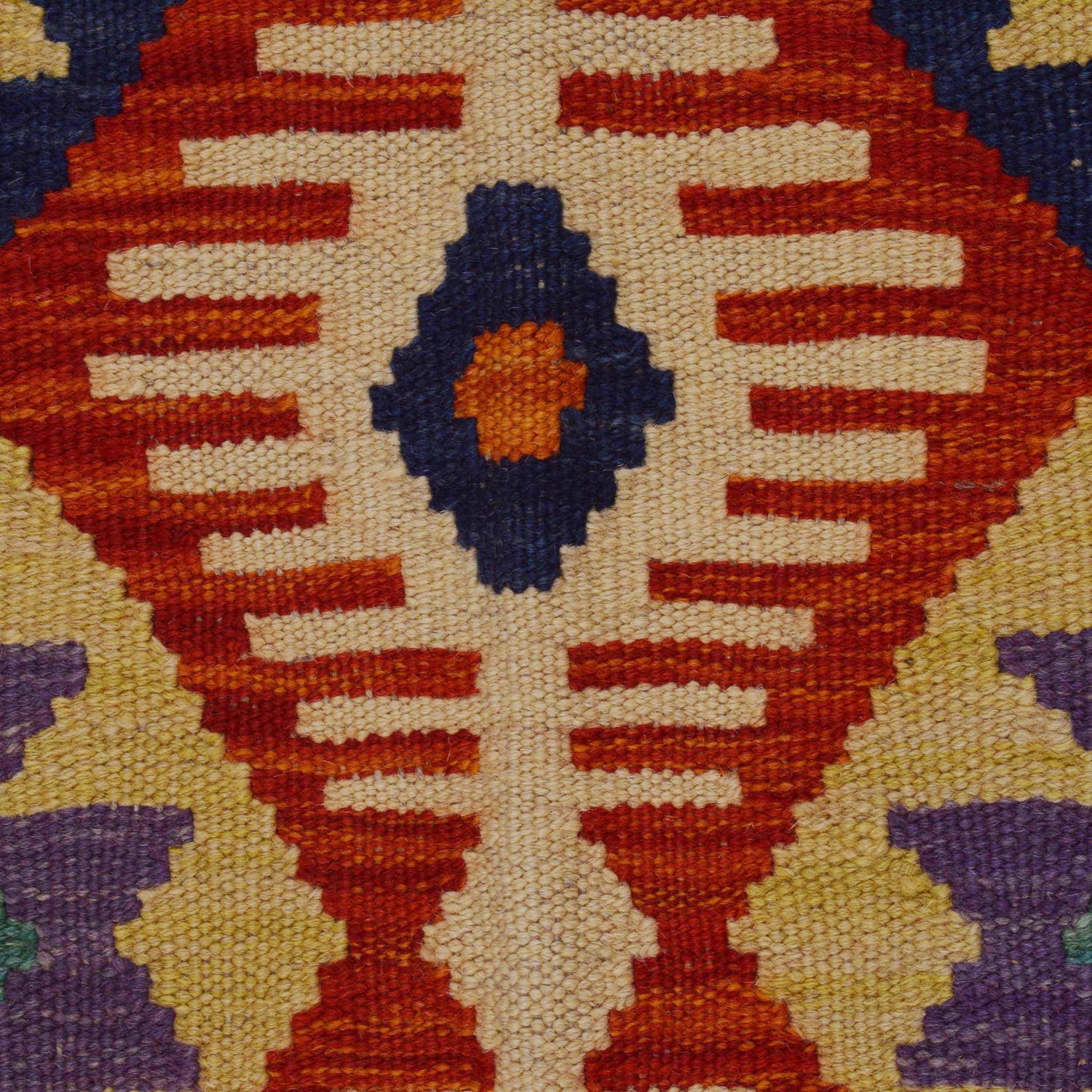 Handmade Vegetable Kilim 5' 9" x 7' 10" (ft) - No. P36080